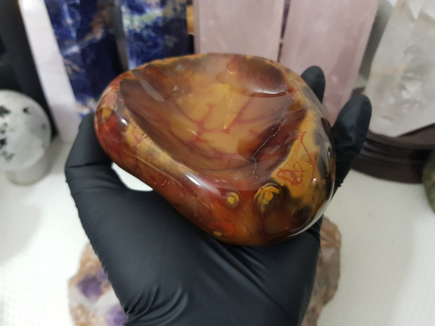 Carnelian Crystal Bowl – CB3