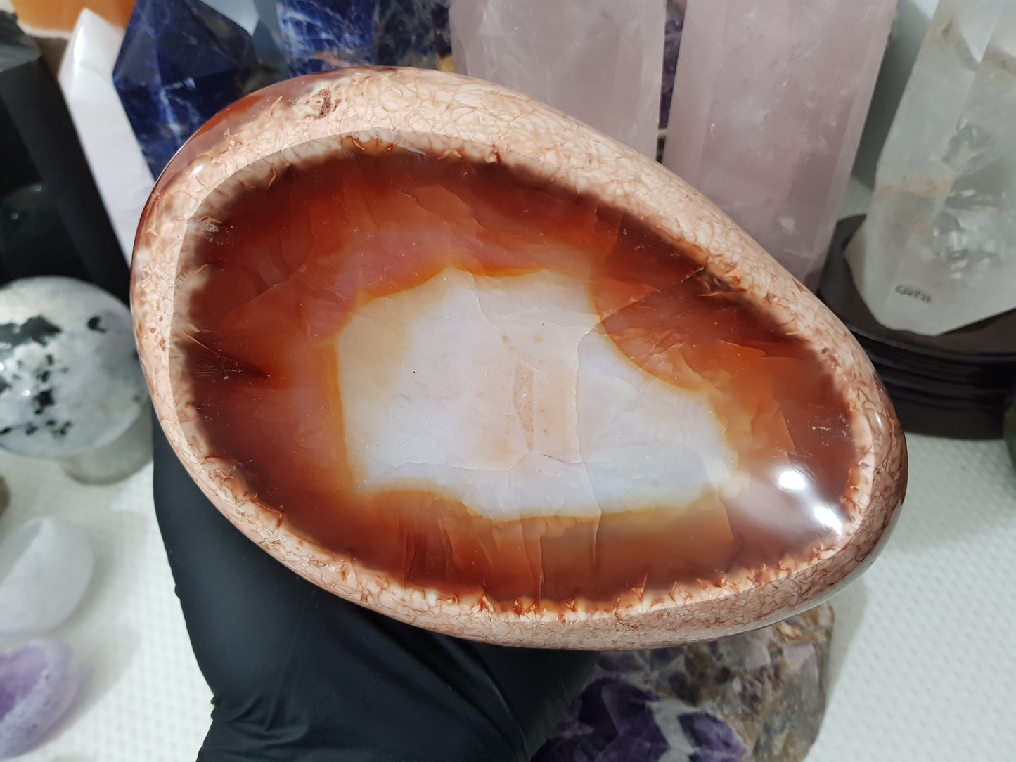 Carnelian Crystal Bowl – CB4