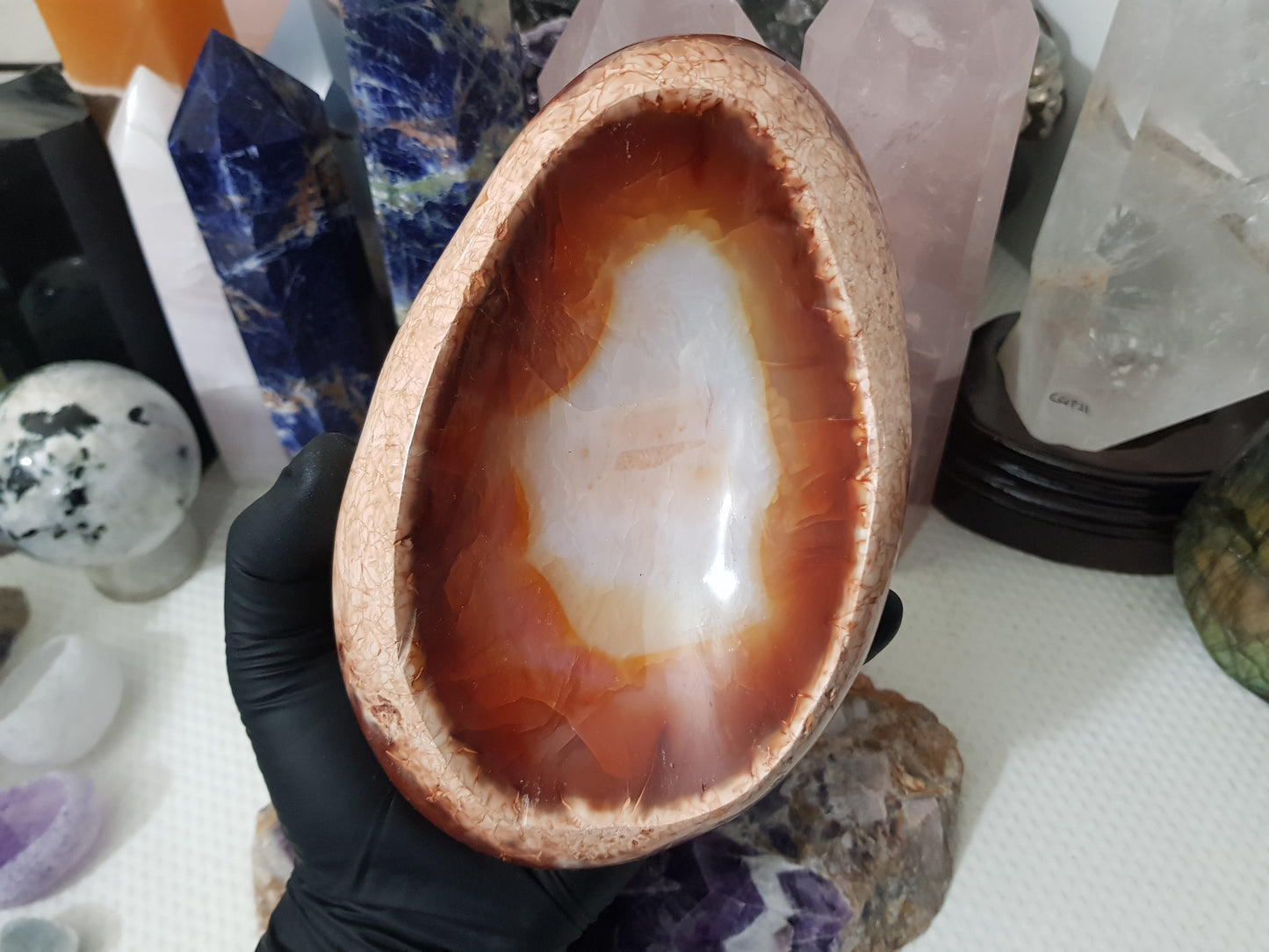 Carnelian Crystal Bowl – CB4