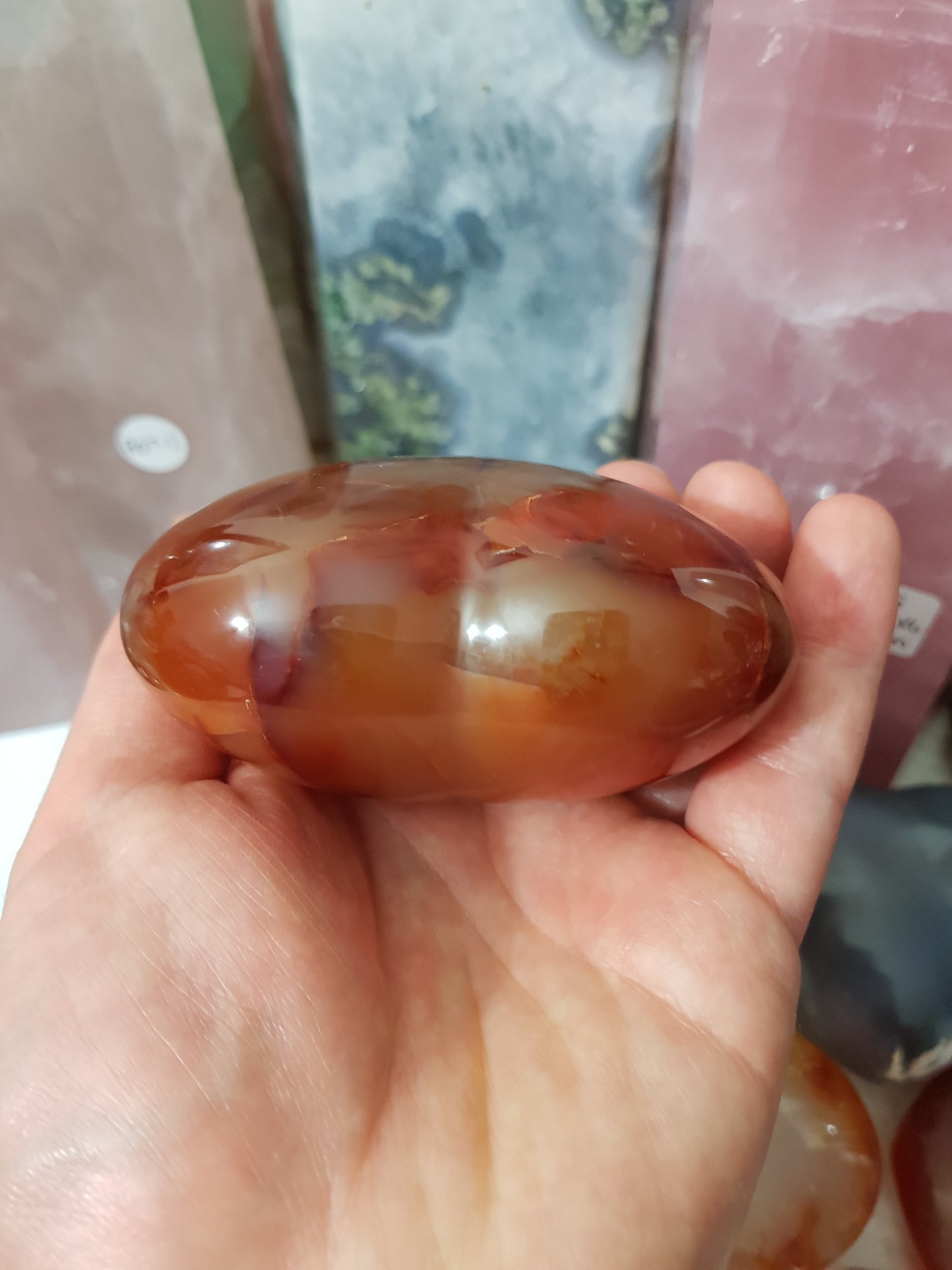Carnelian Crystal Heart – CH22