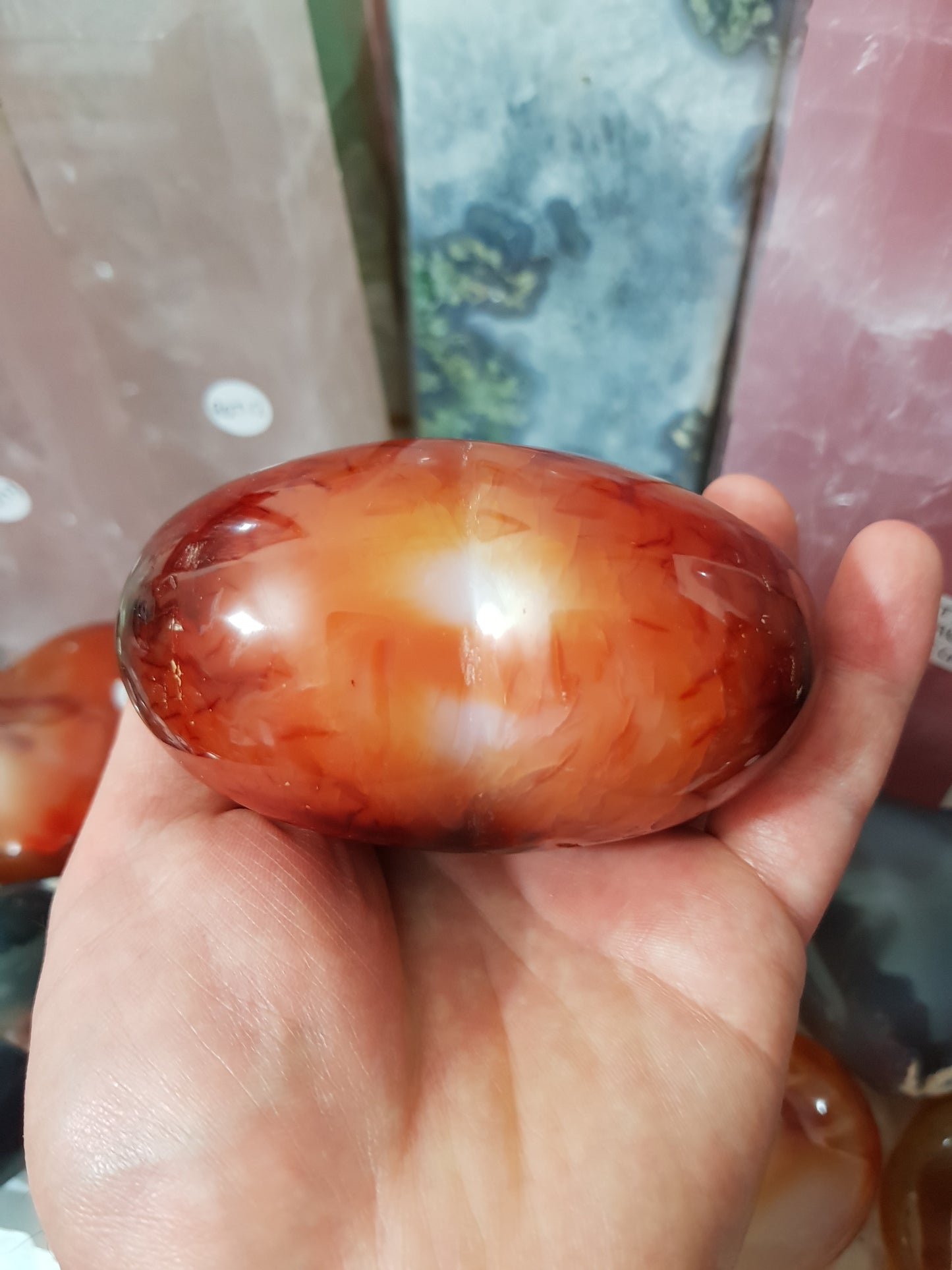 Carnelian Crystal Heart – CH24