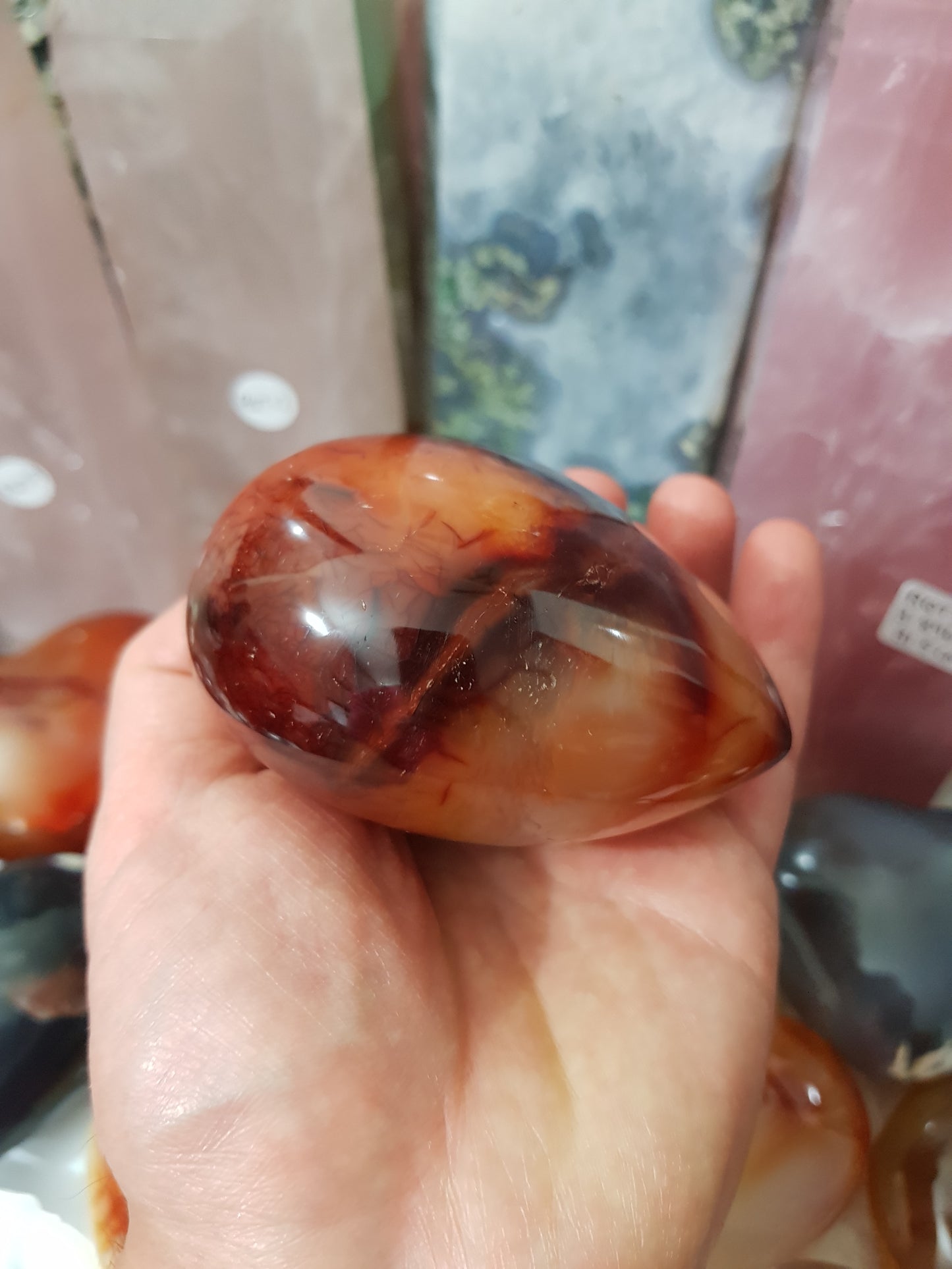Carnelian Crystal Heart – CH24