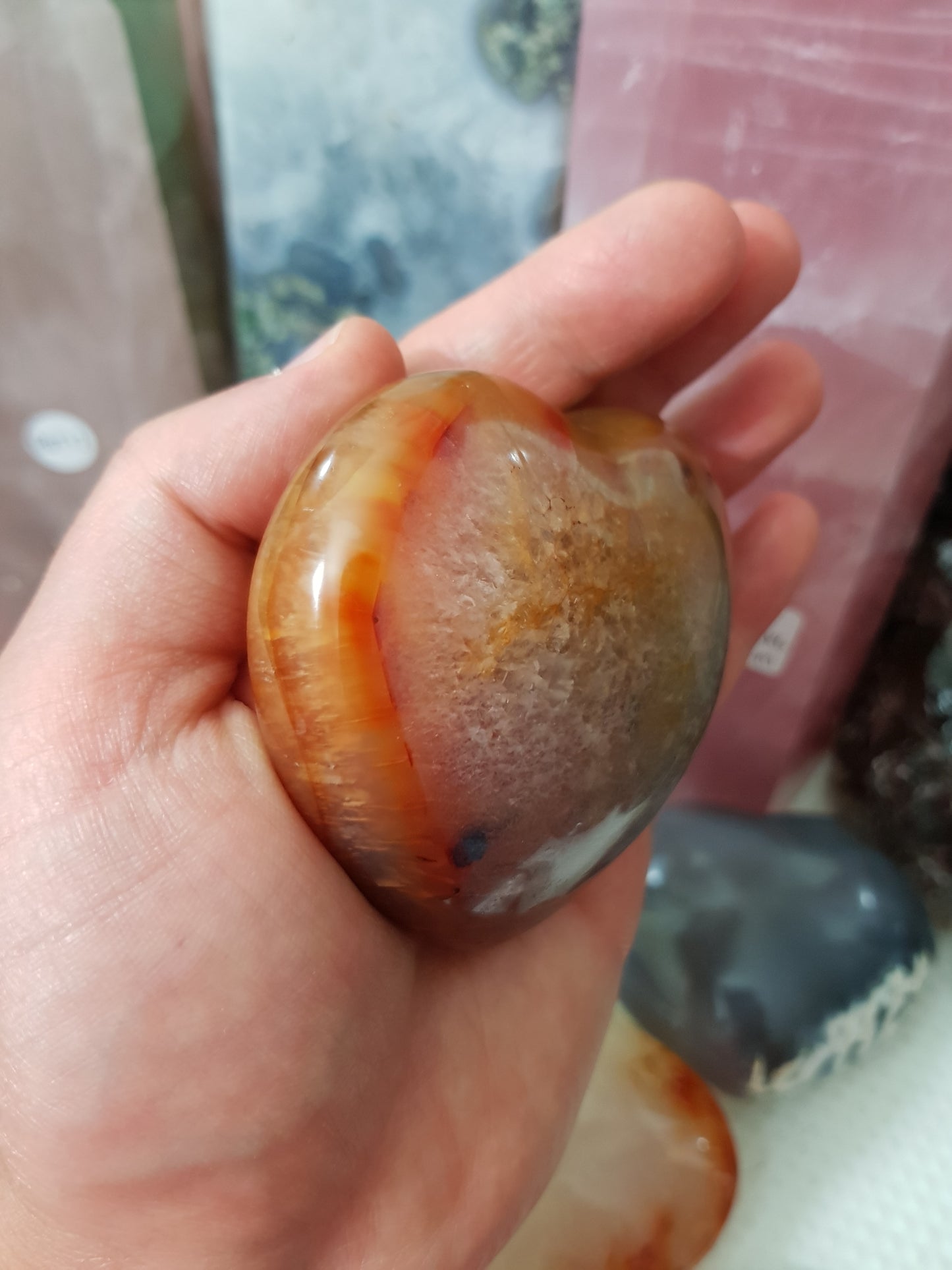 Carnelian Crystal Heart – CH25