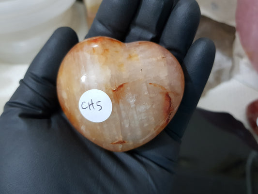 Carnelian Crystal Heart – CH5