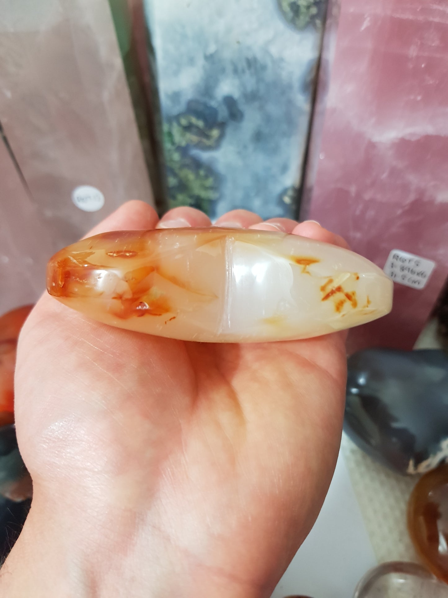 Carnelian Druzy Crystal Heart - CH20