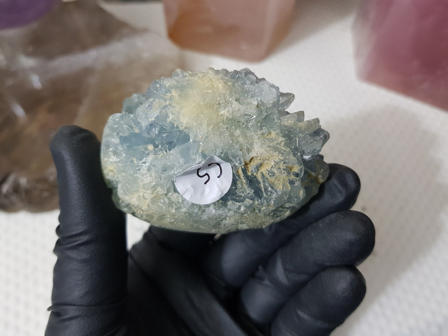 Celestite Crystal Cluster - C5