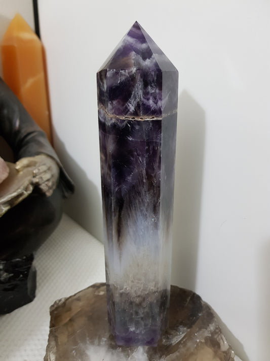 Chevron Amethyst Crystal Point – CAP18
