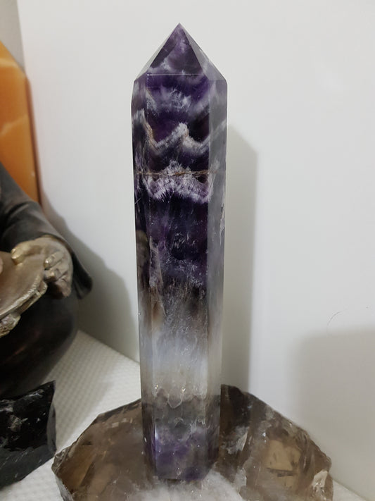 Chevron Amethyst Crystal Point – CAP3