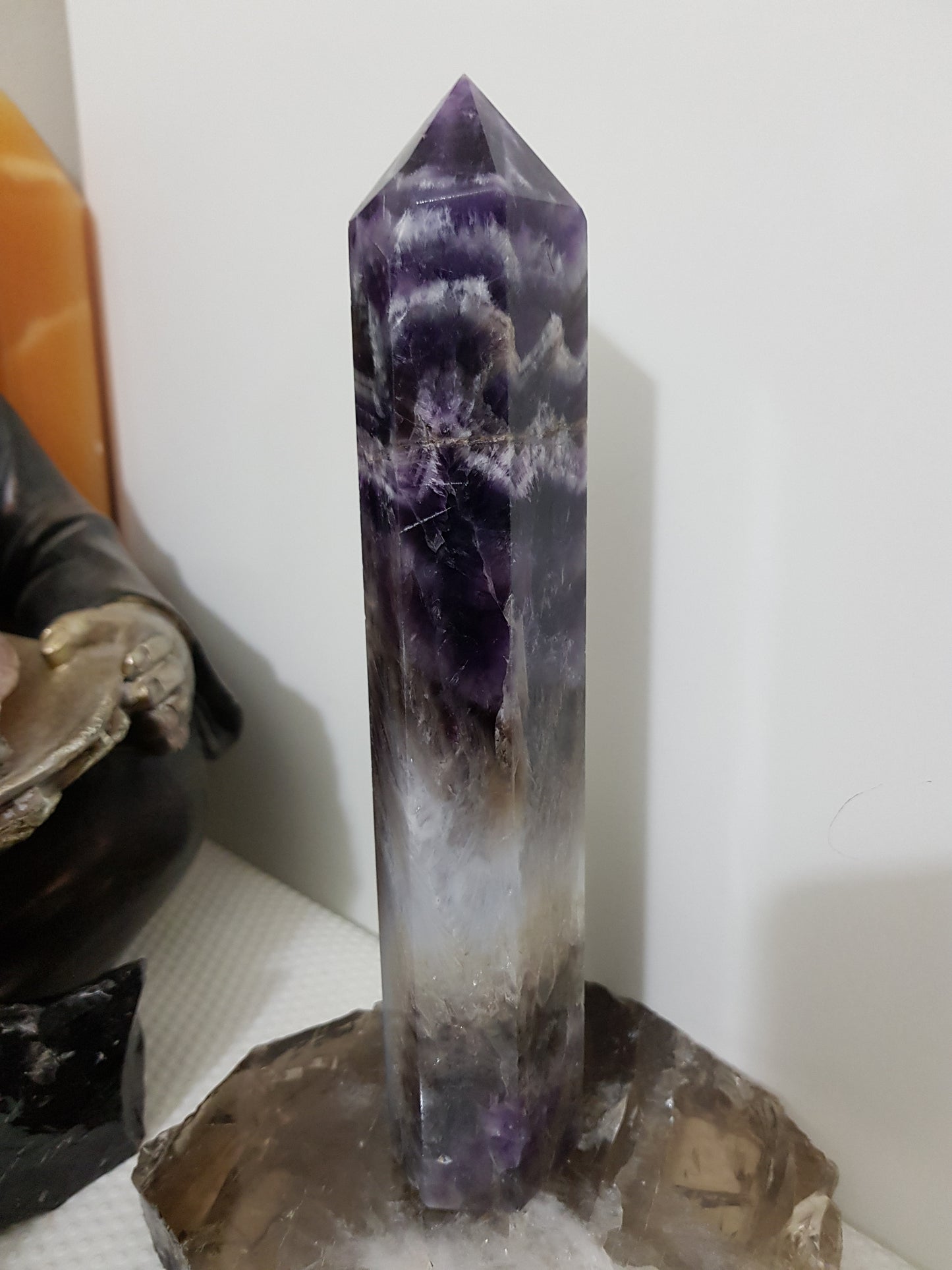 Chevron Amethyst Crystal Point – CAP3
