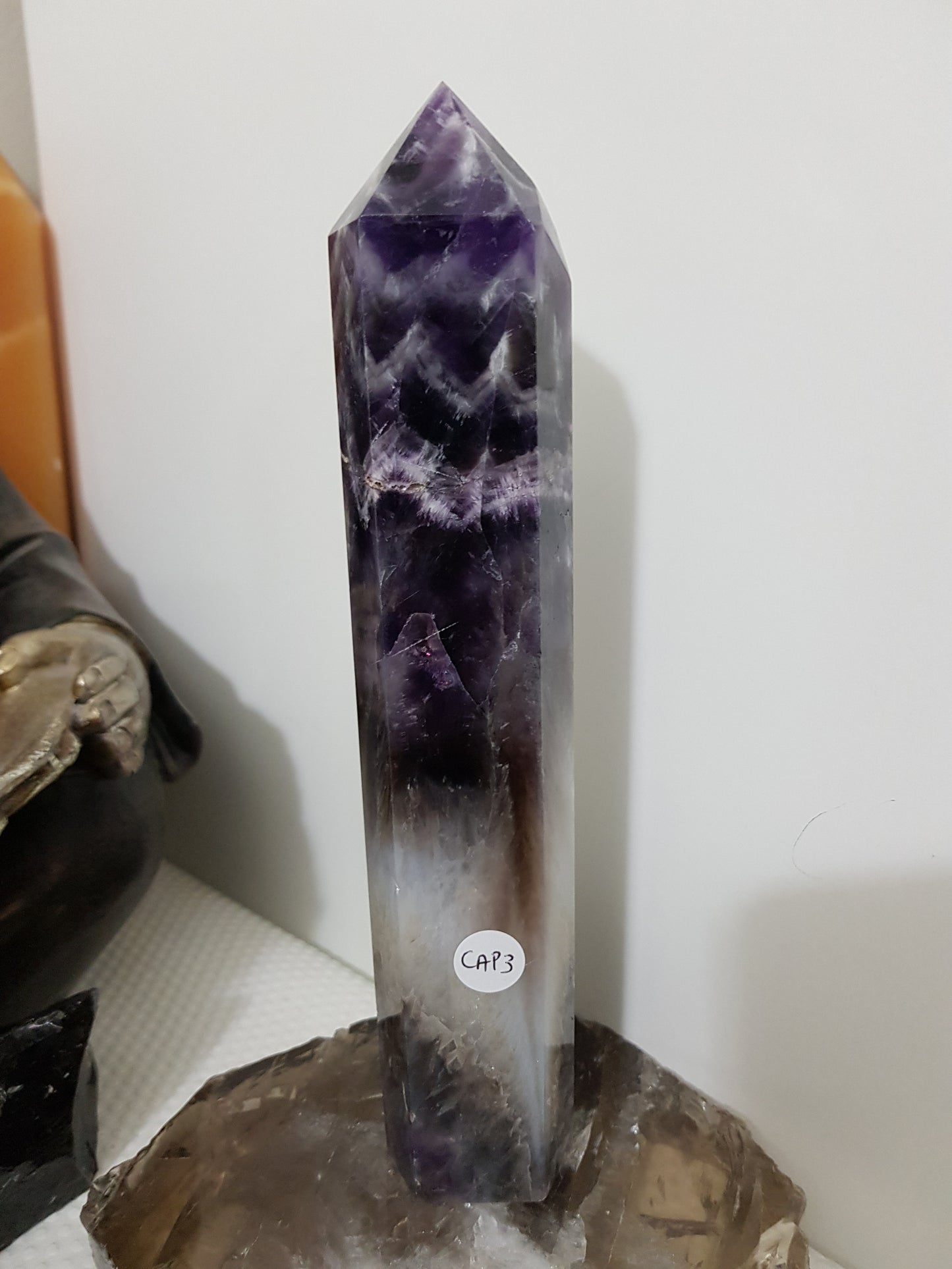 Chevron Amethyst Crystal Point – CAP3