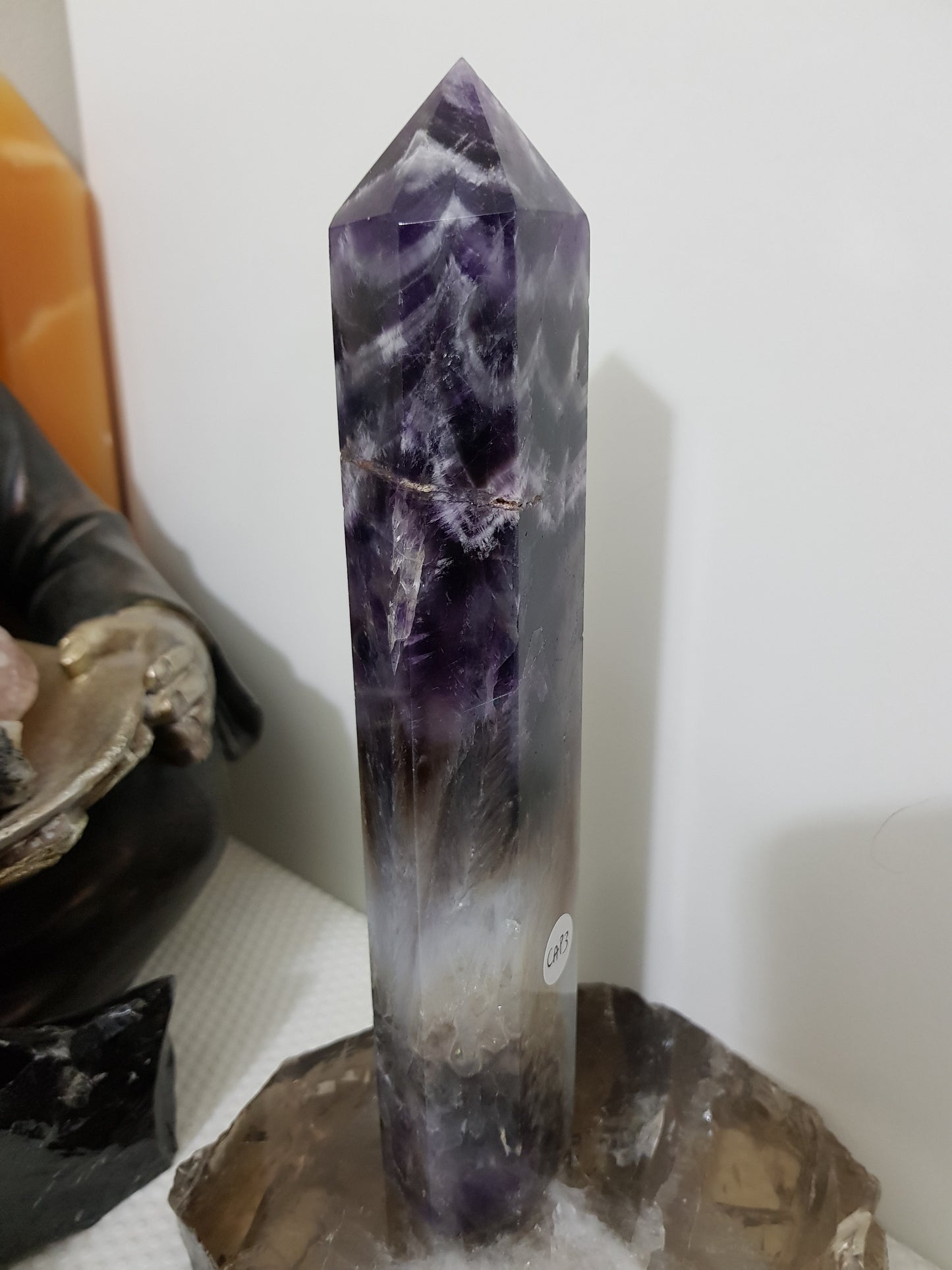 Chevron Amethyst Crystal Point – CAP3