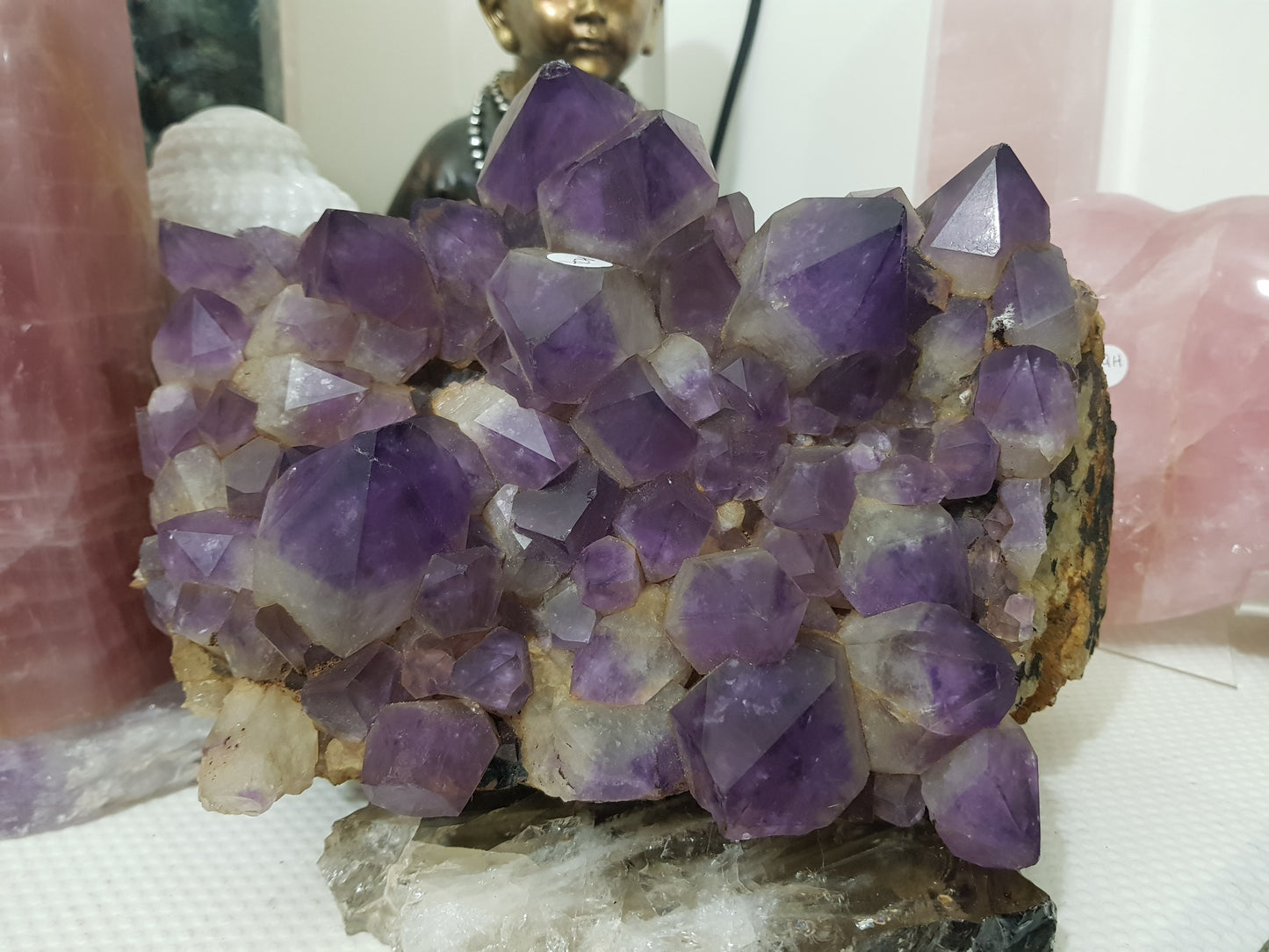 Natural Purple Amethyst Crystal Cluster Congo 25cm
