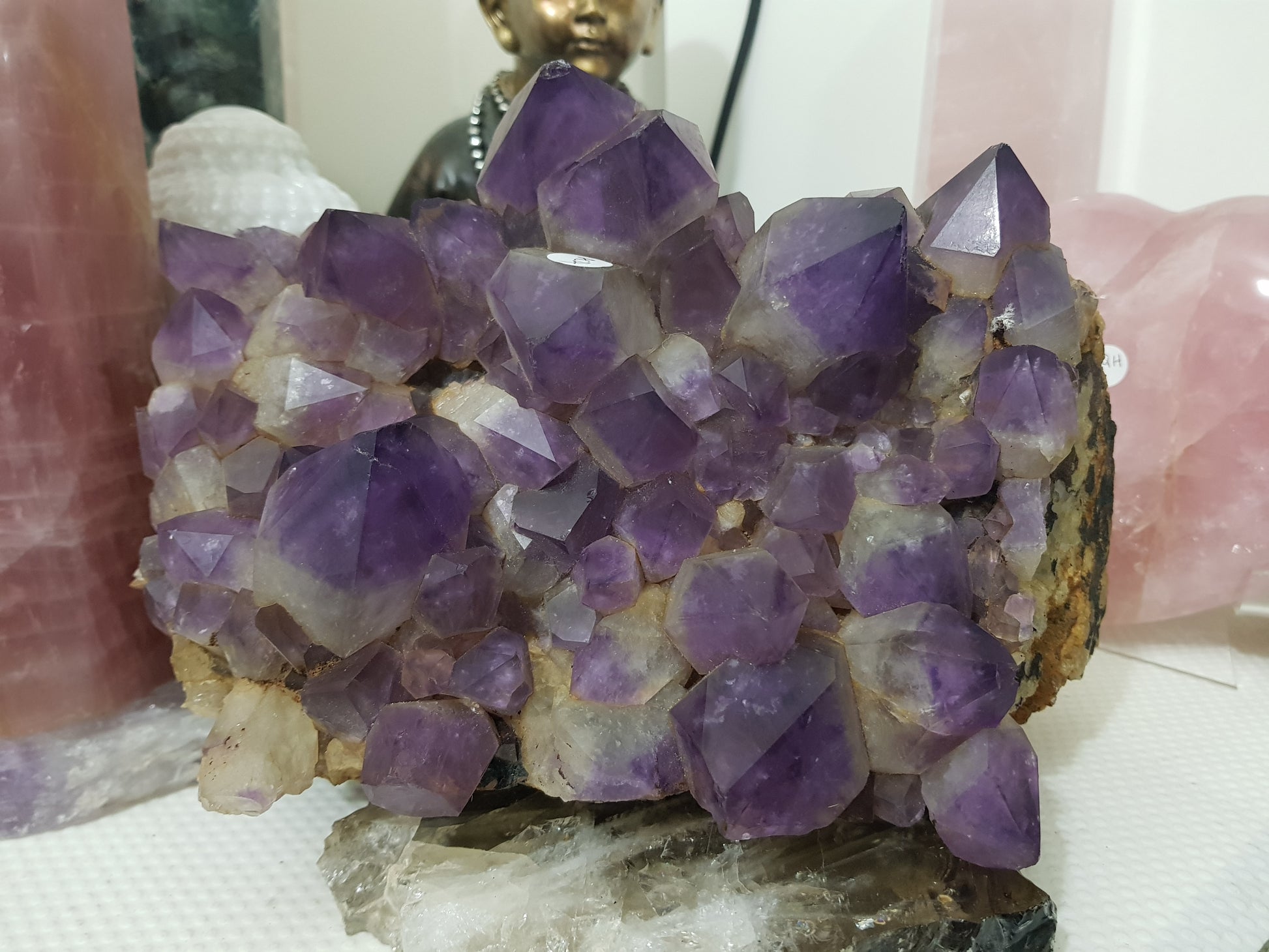Natural Purple Amethyst Crystal Cluster Congo 25cm