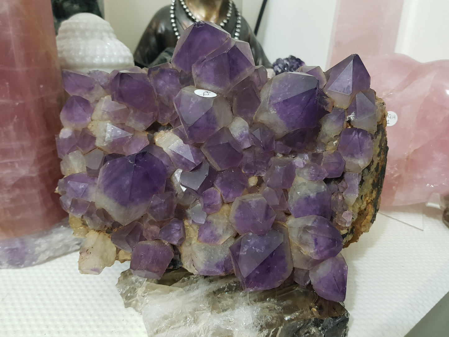 Natural Purple Amethyst Crystal Cluster Congo 25cm