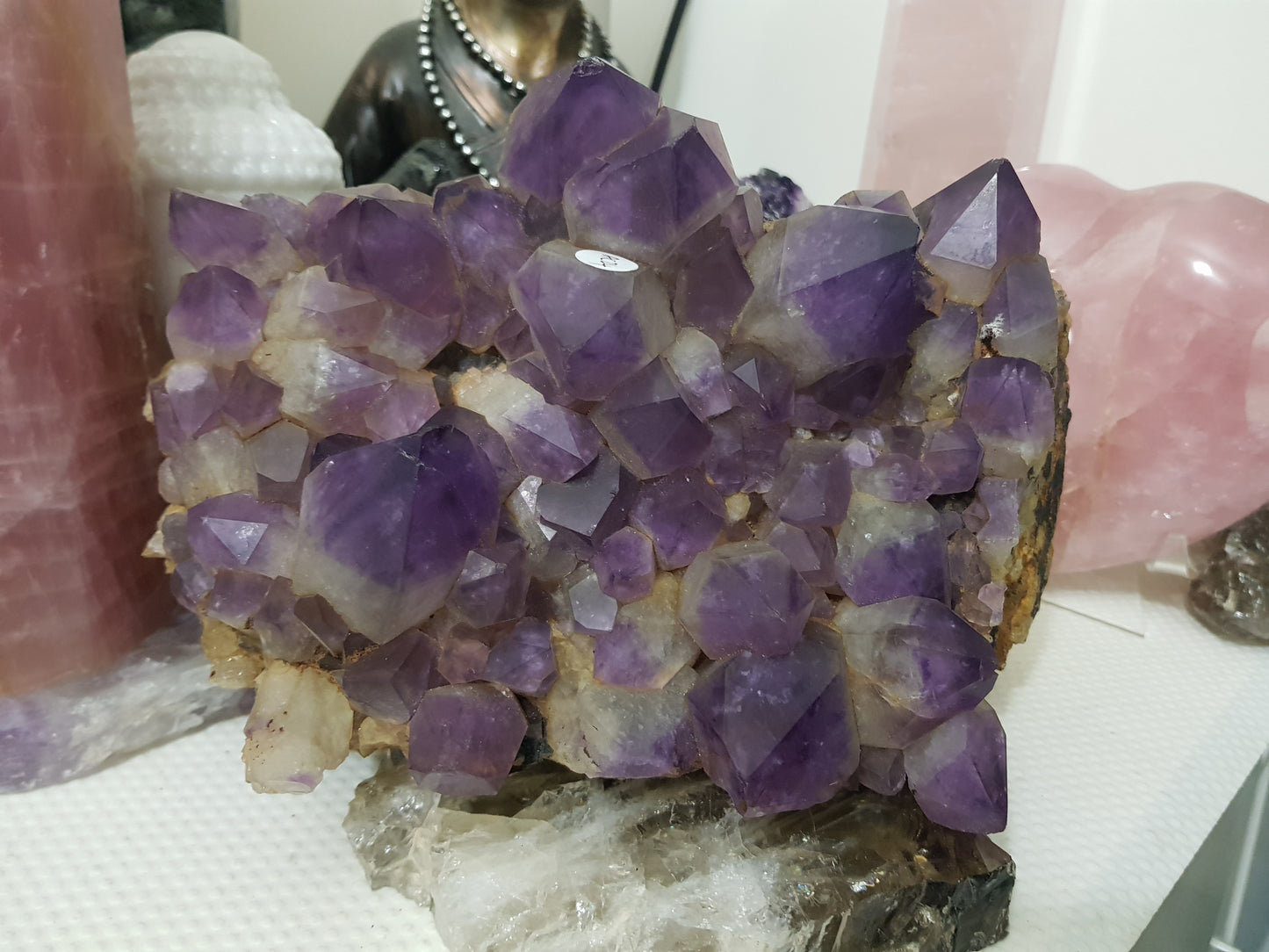 Natural Purple Amethyst Crystal Cluster Congo 25cm