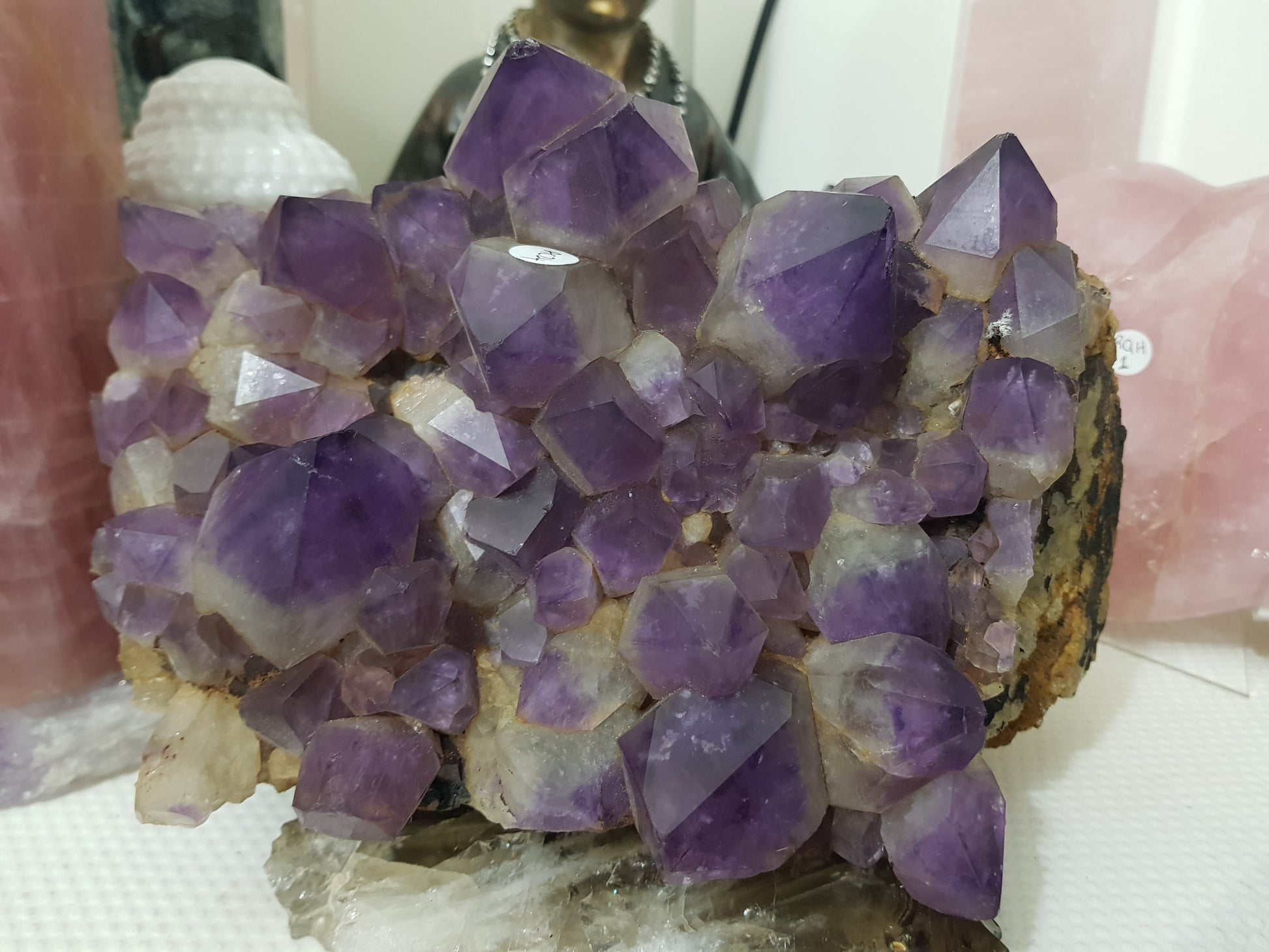 Natural Purple Amethyst Crystal Cluster Congo 25cm