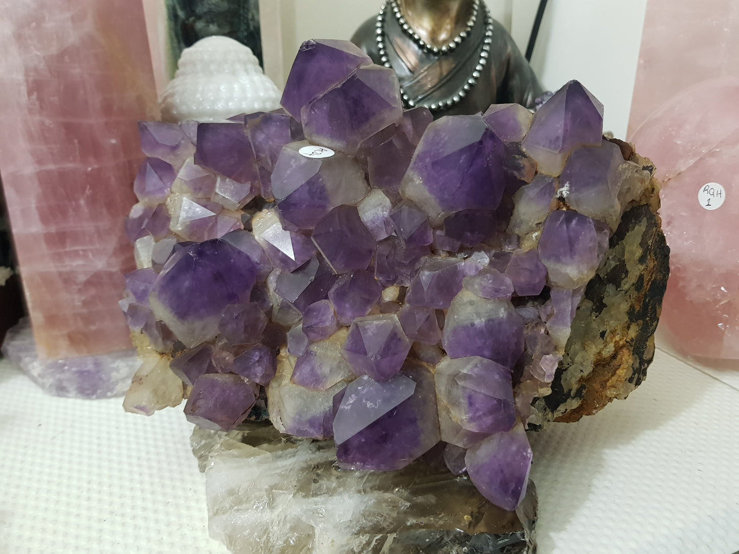 Natural Purple Amethyst Crystal Cluster Congo 25cm