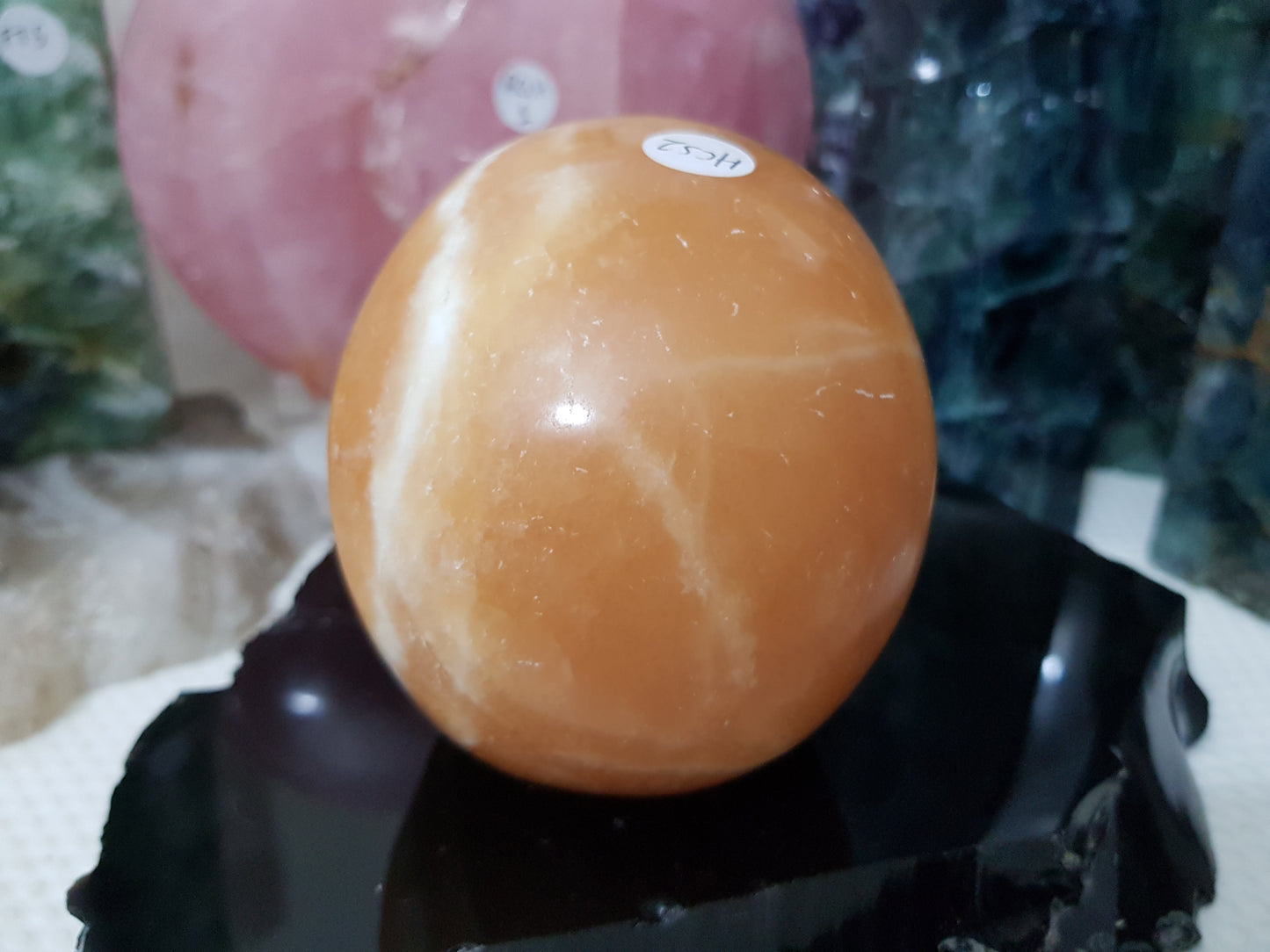 Honey Calcite Crystal Skull Carving – HCS2