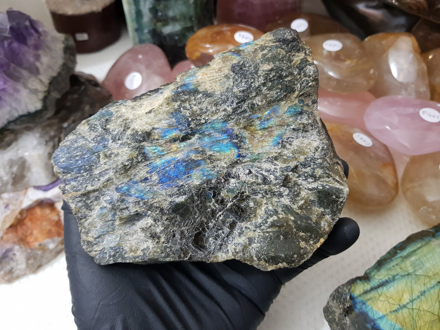 Labradorite Semi Polished/Semi Rough Crystal - RPL2
