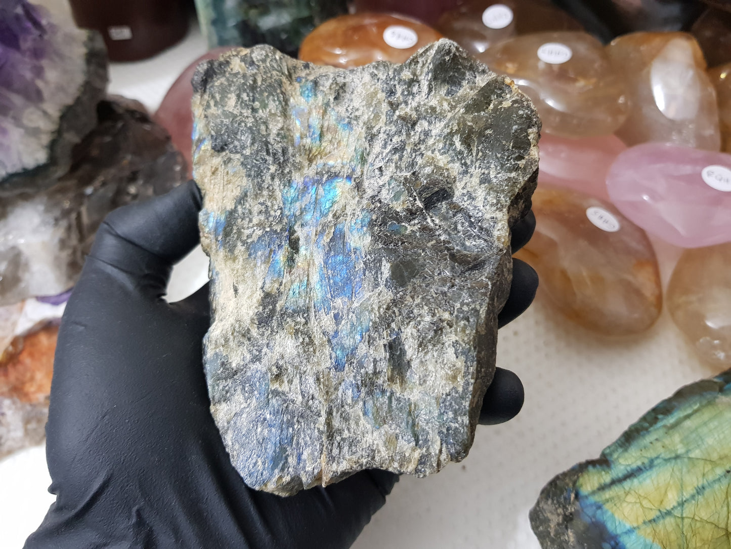 Labradorite Semi Polished/Semi Rough Crystal - RPL2