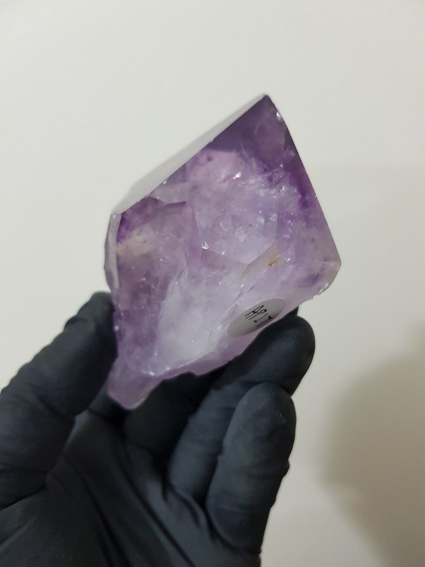 Natural Brazilian Purple Amethyst Crystal Point 8.5cm