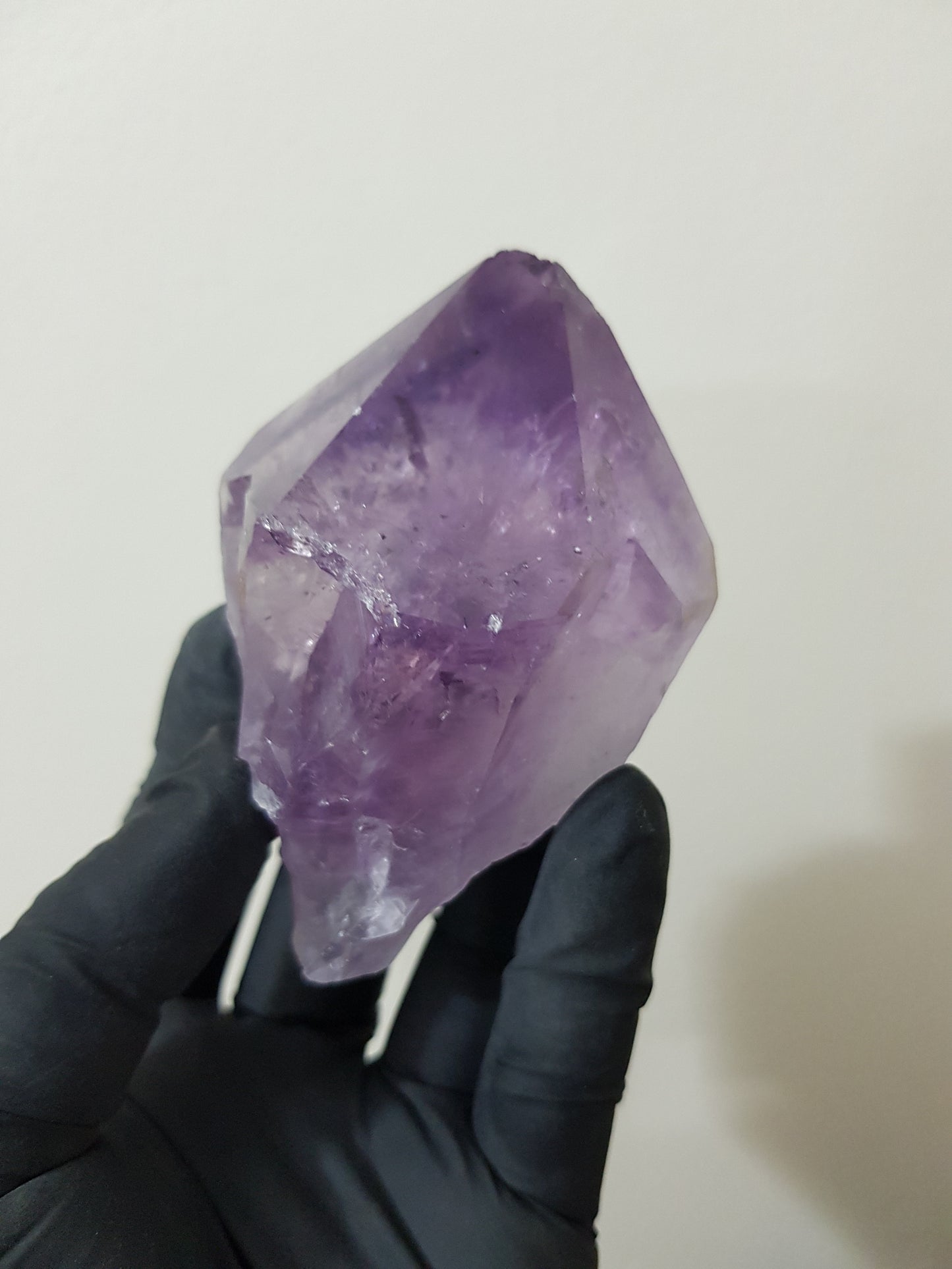Natural Brazilian Purple Amethyst Crystal Point 8.5cm
