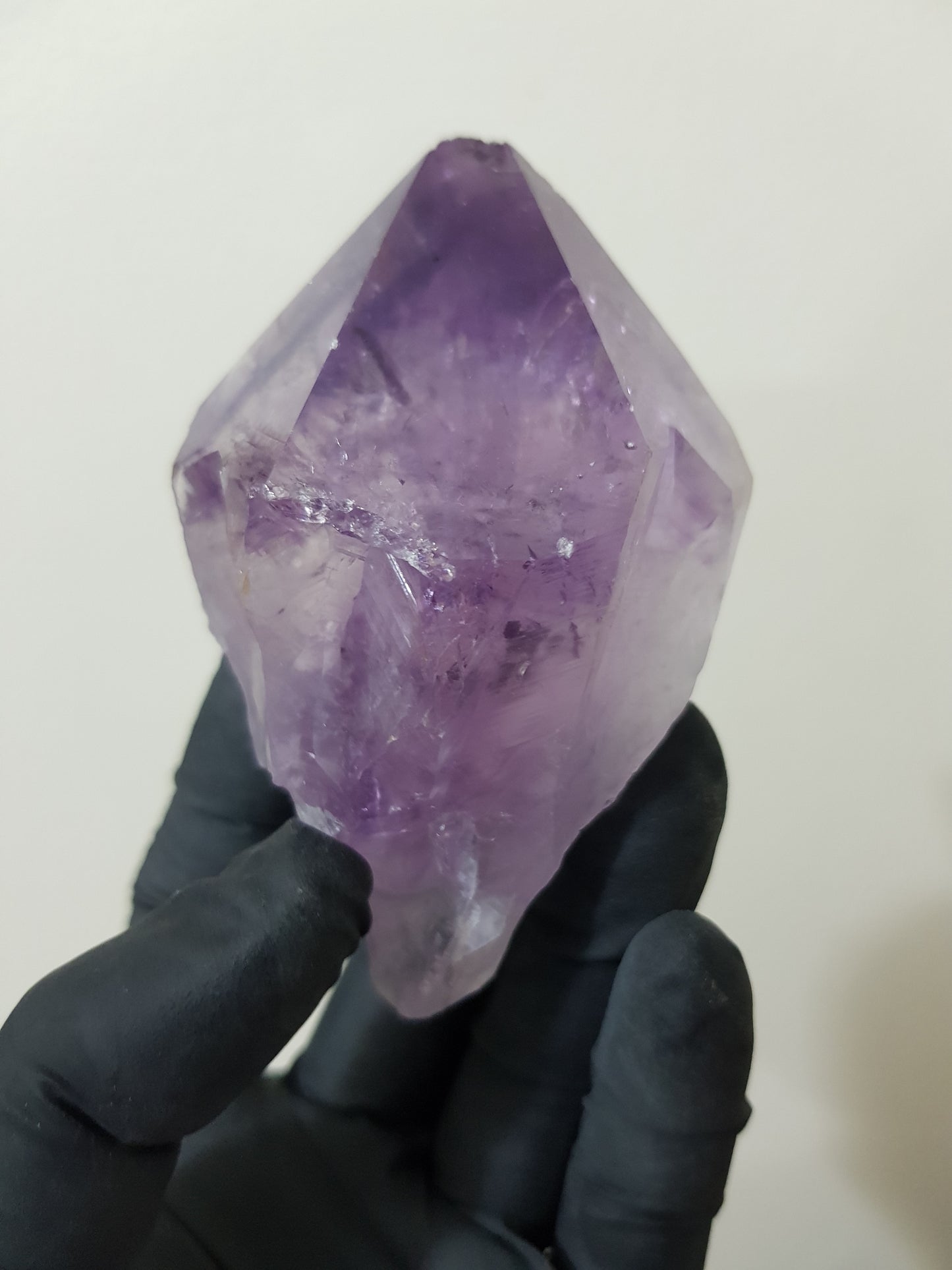 Natural Brazilian Purple Amethyst Crystal Point 8.5cm
