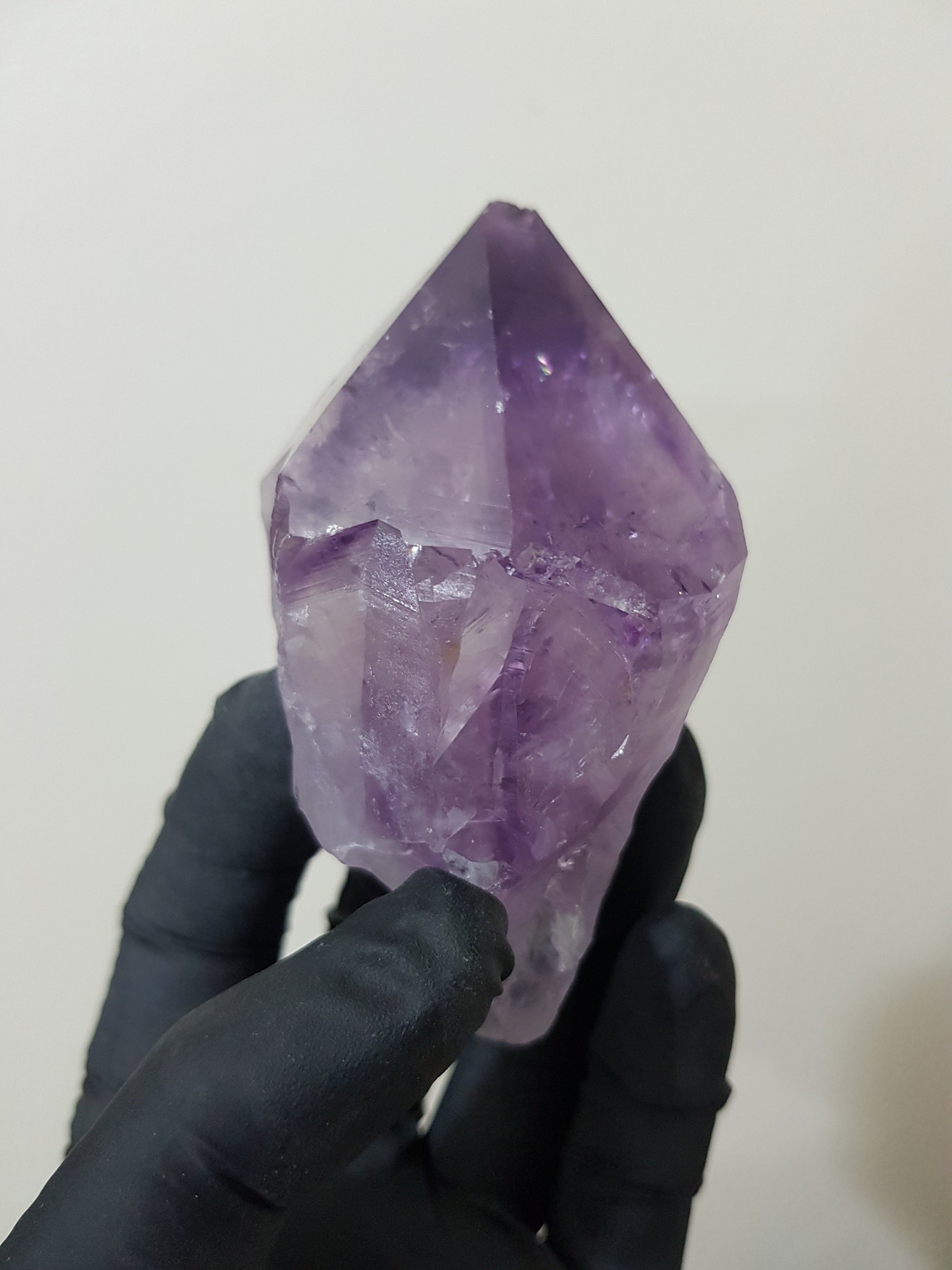 Natural Brazilian Purple Amethyst Crystal Point 8.5cm