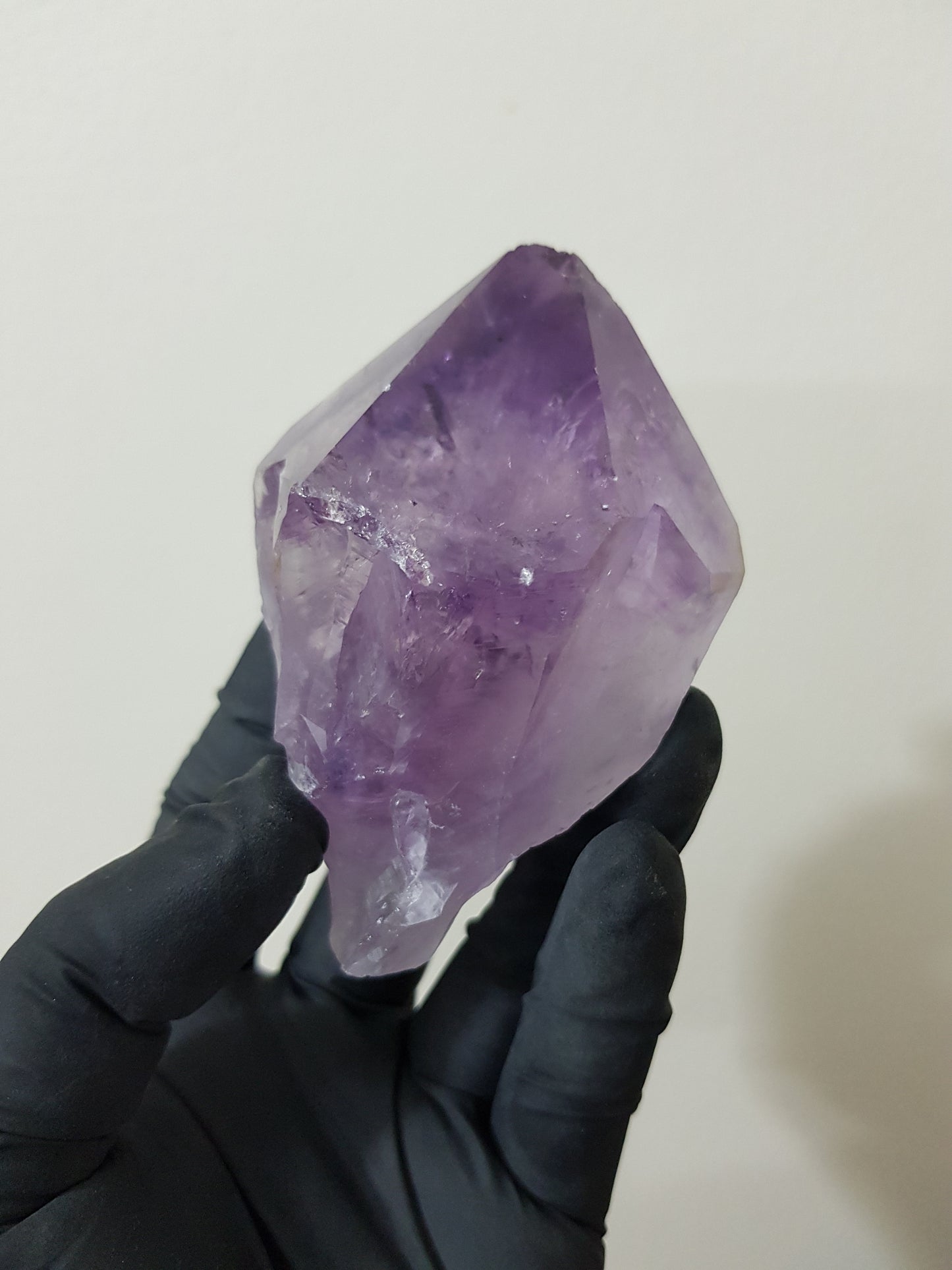 Natural Brazilian Purple Amethyst Crystal Point 8.5cm