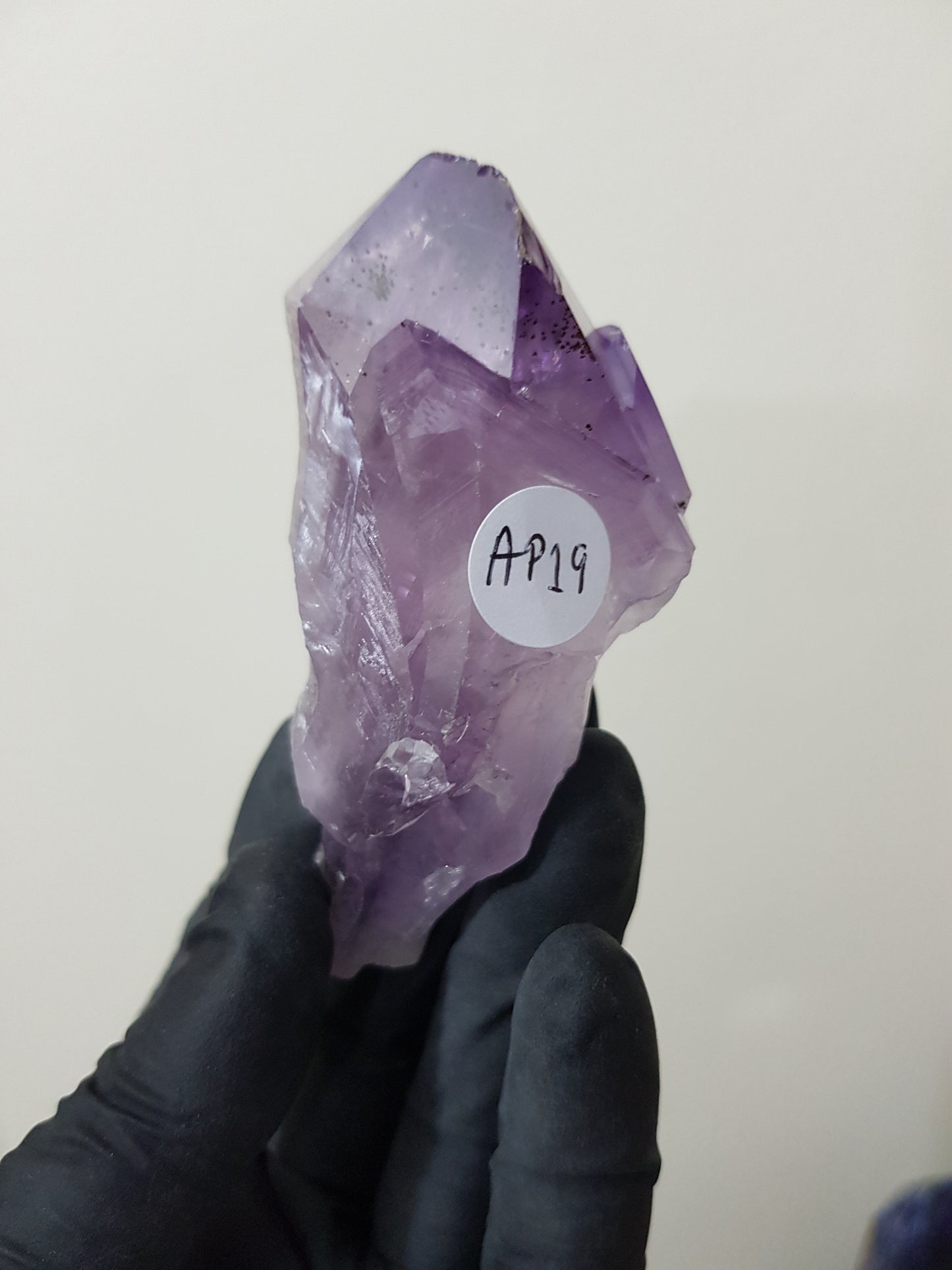 Natural Brazilian Purple Amethyst Crystal Point 8cm