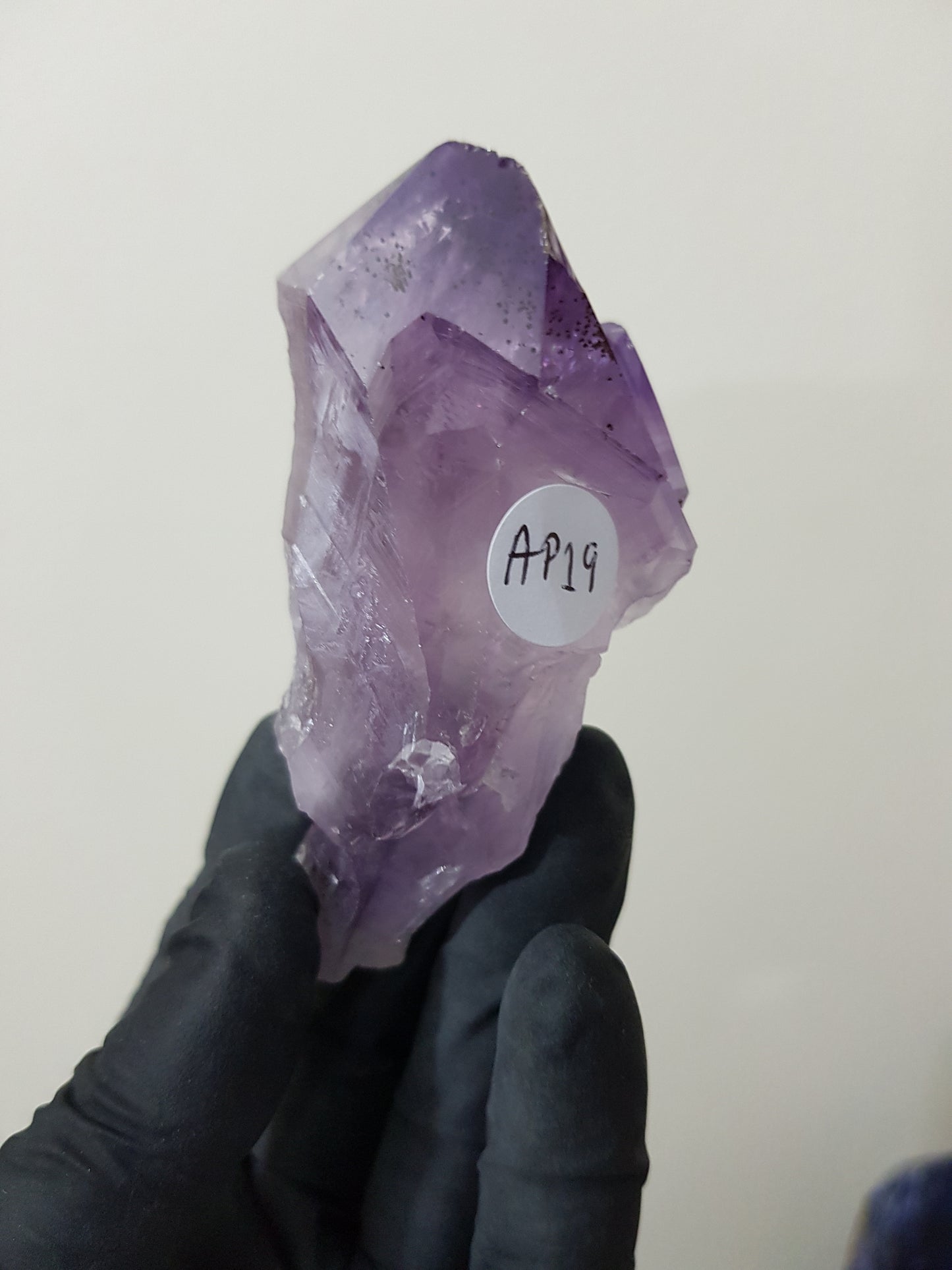 Natural Brazilian Purple Amethyst Crystal Point 8cm