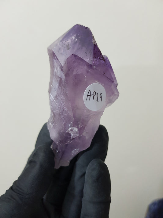 Natural Brazilian Purple Amethyst Crystal Point 8cm