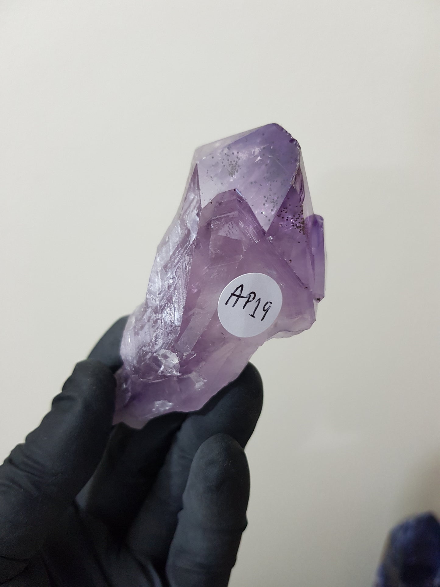 Natural Brazilian Purple Amethyst Crystal Point 8cm