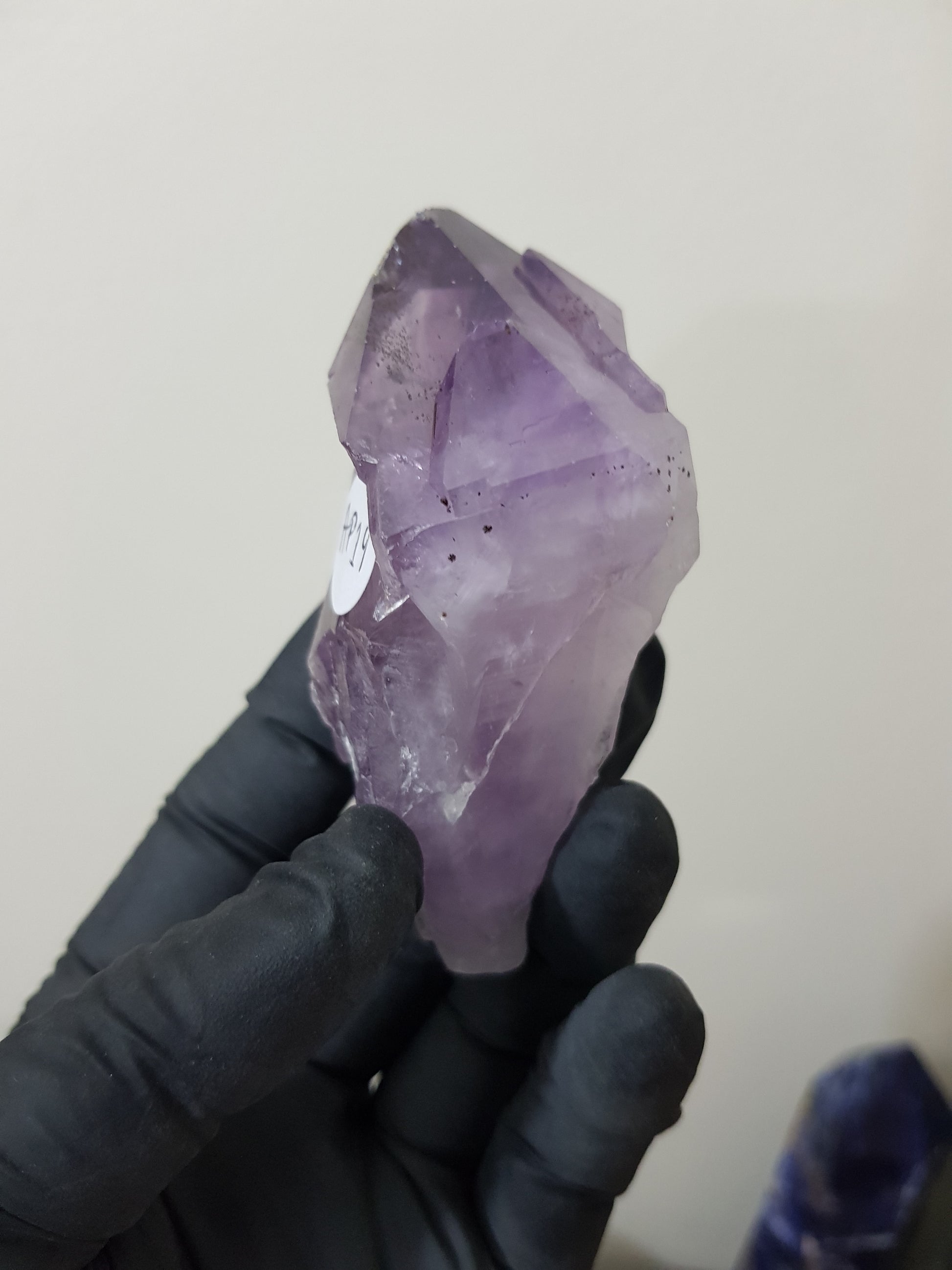 Natural Brazilian Purple Amethyst Crystal Point 8cm