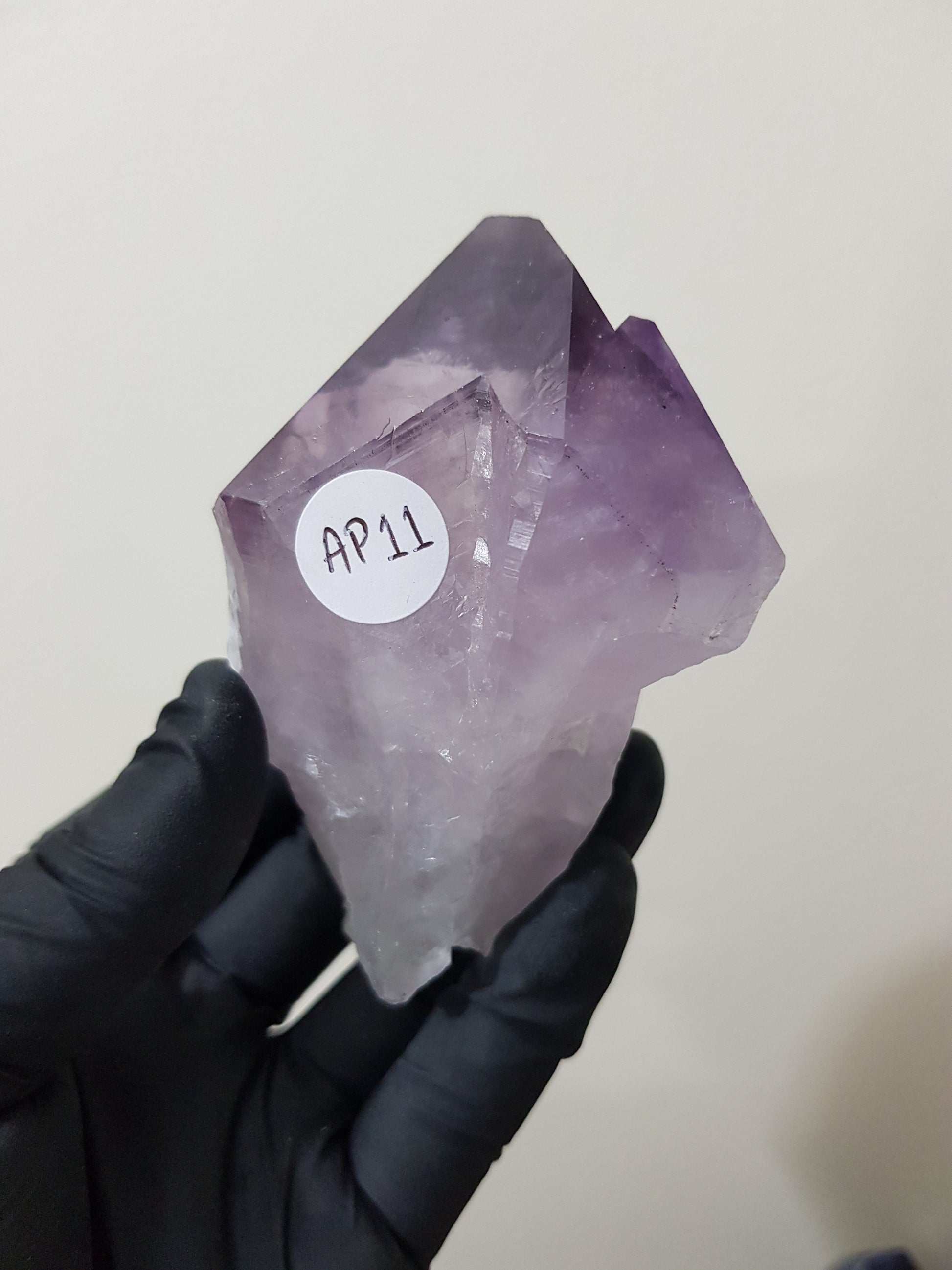 Natural Brazilian Purple Amethyst Crystal Point 9.5cm