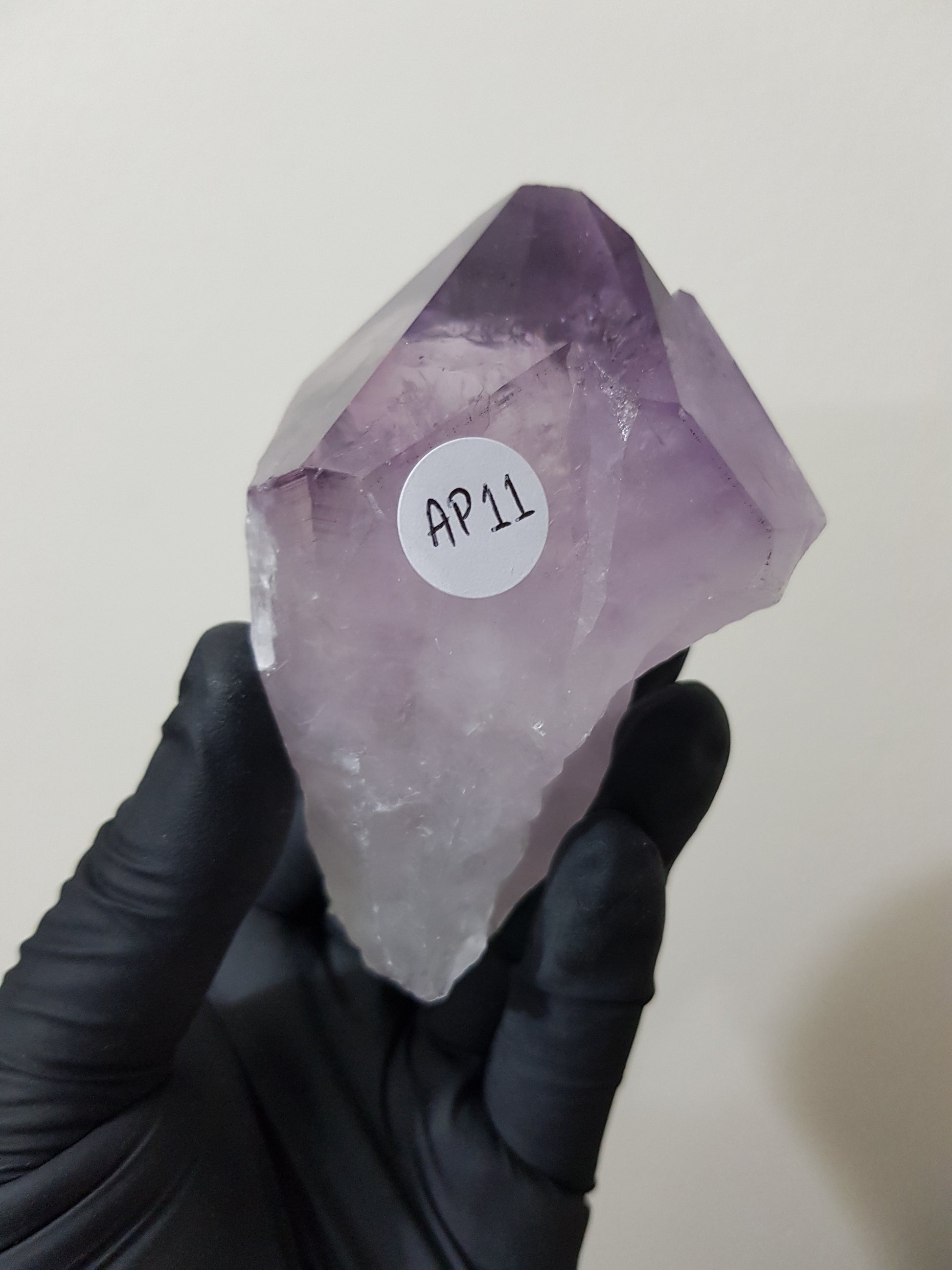 Natural Brazilian Purple Amethyst Crystal Point 9.5cm