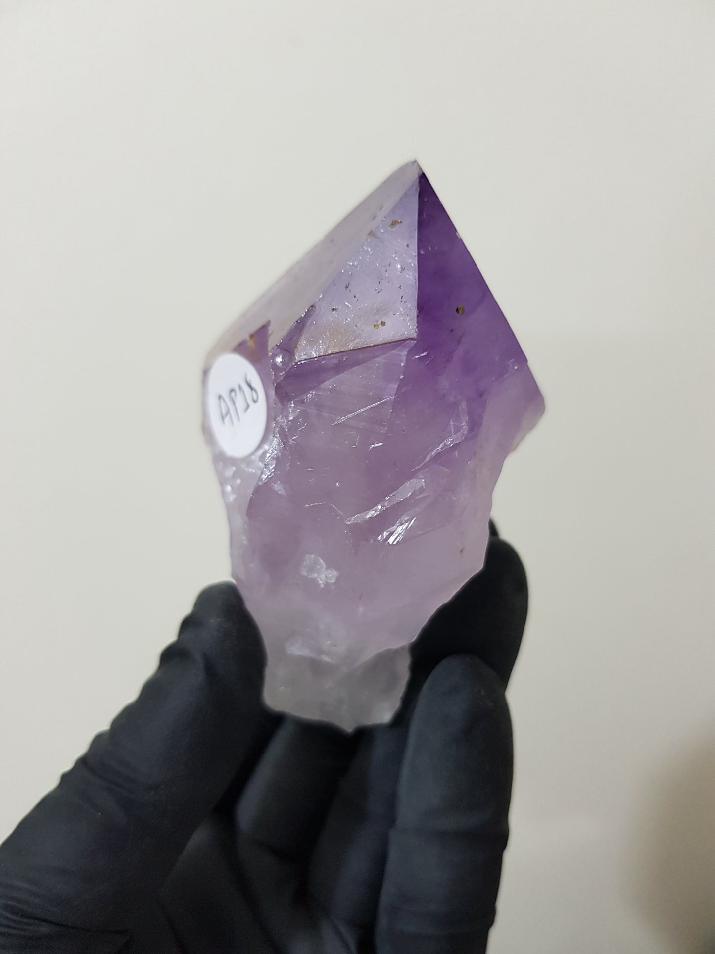 Natural Brazilian Purple Amethyst Crystal Point 9cm