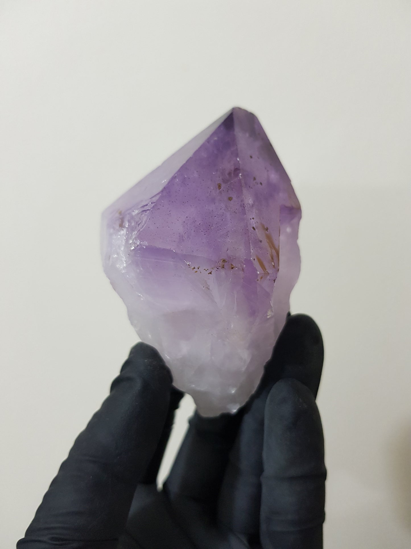 Natural Brazilian Purple Amethyst Crystal Point 9cm