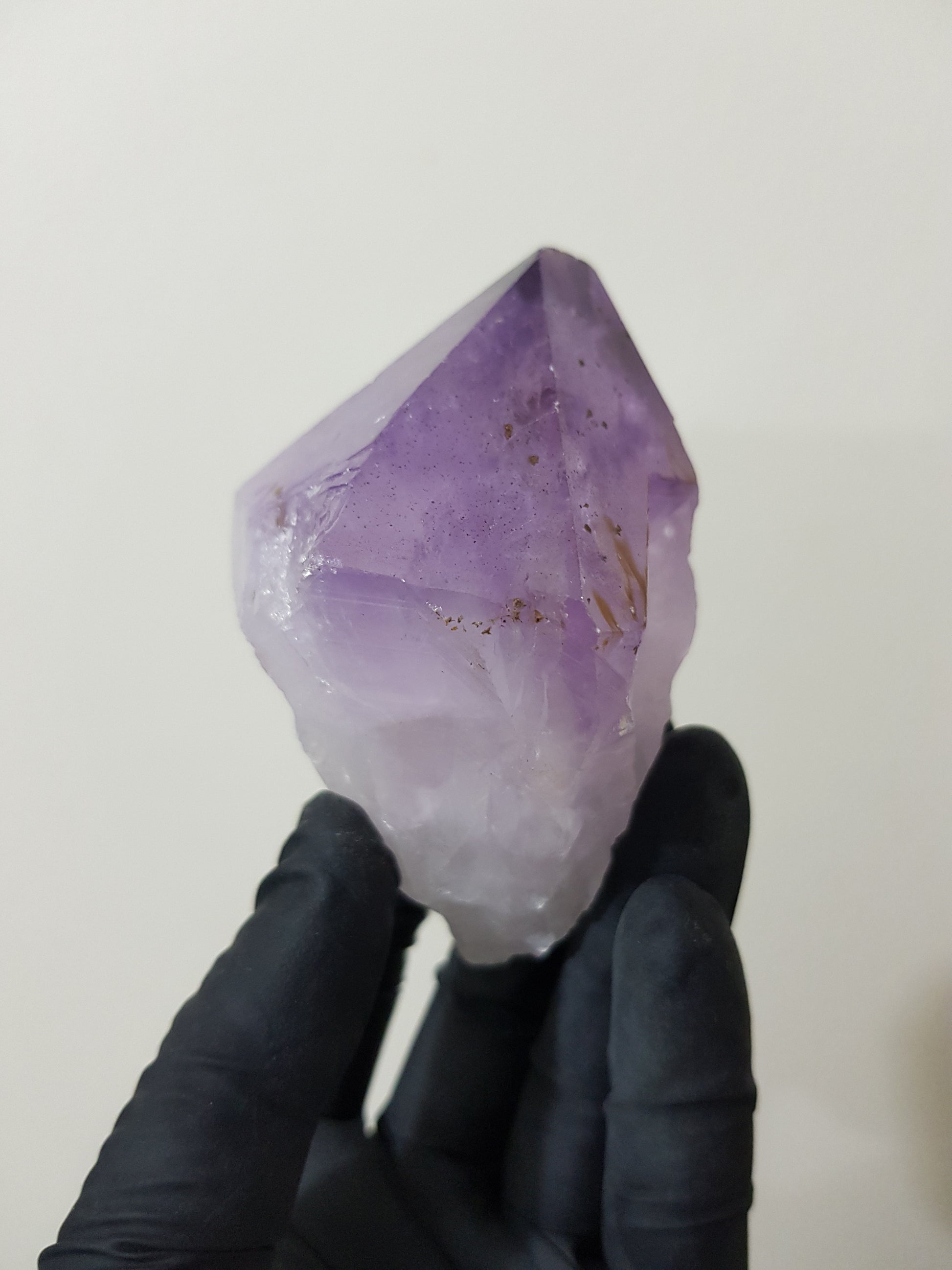 Natural Brazilian Purple Amethyst Crystal Point 9cm