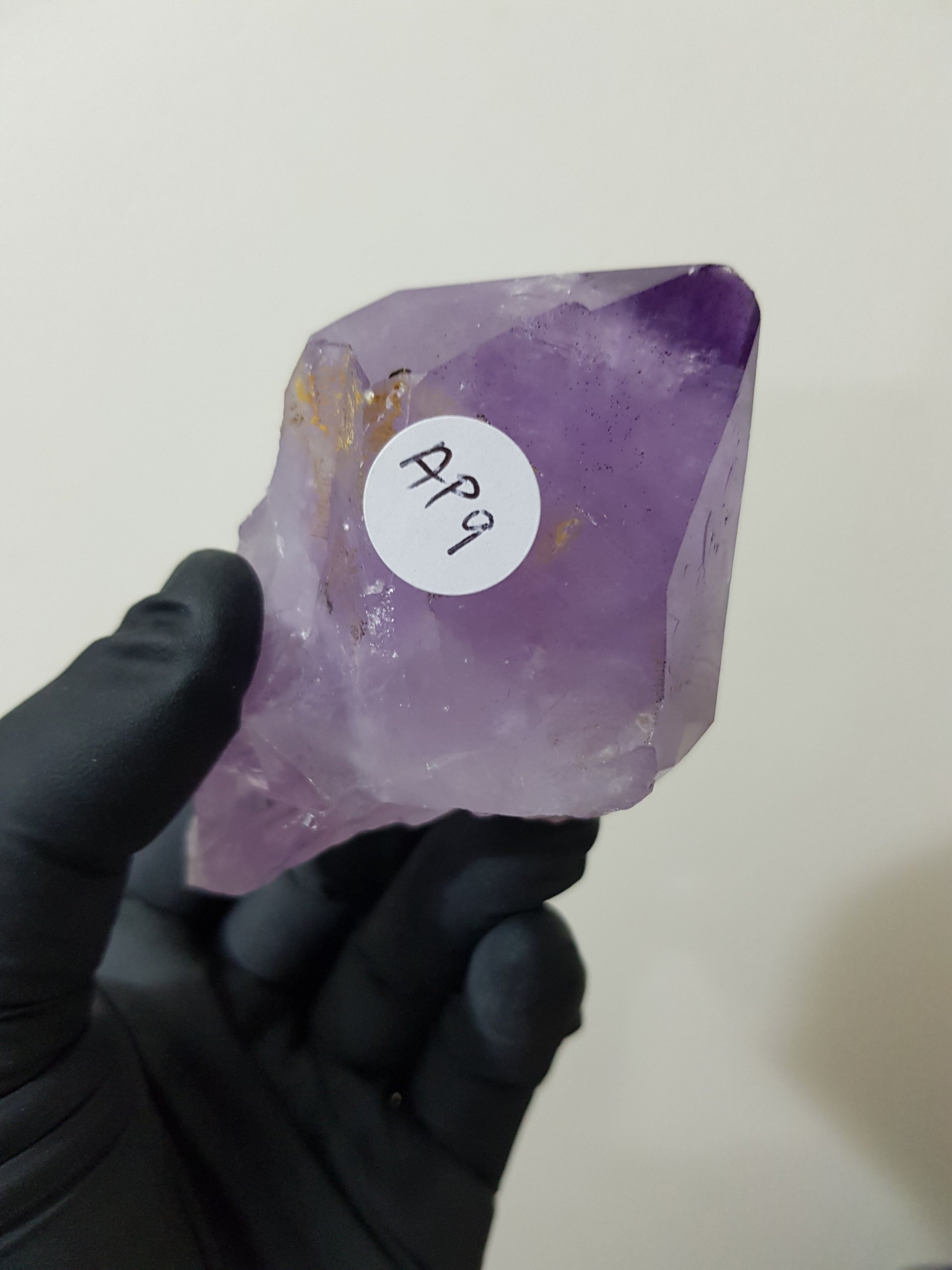 Natural Brazilian Purple Amethyst Crystal Point 9cm