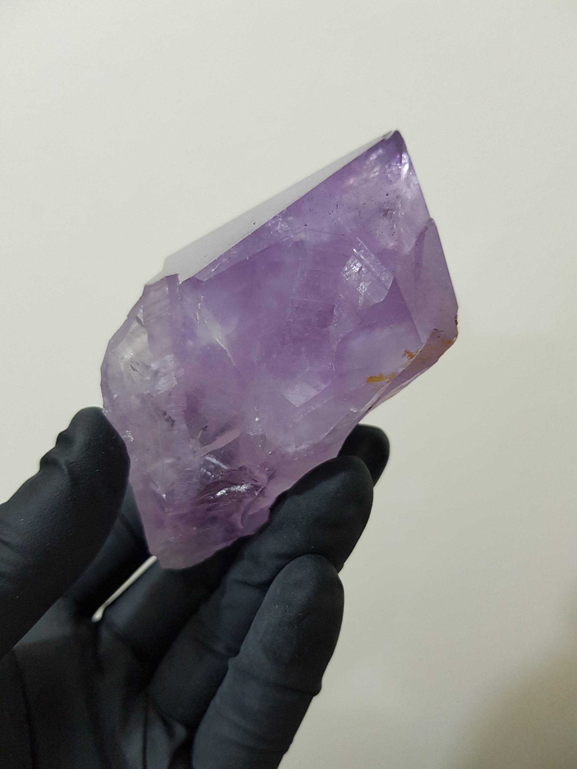 Natural Brazilian Purple Amethyst Crystal Point 9cm