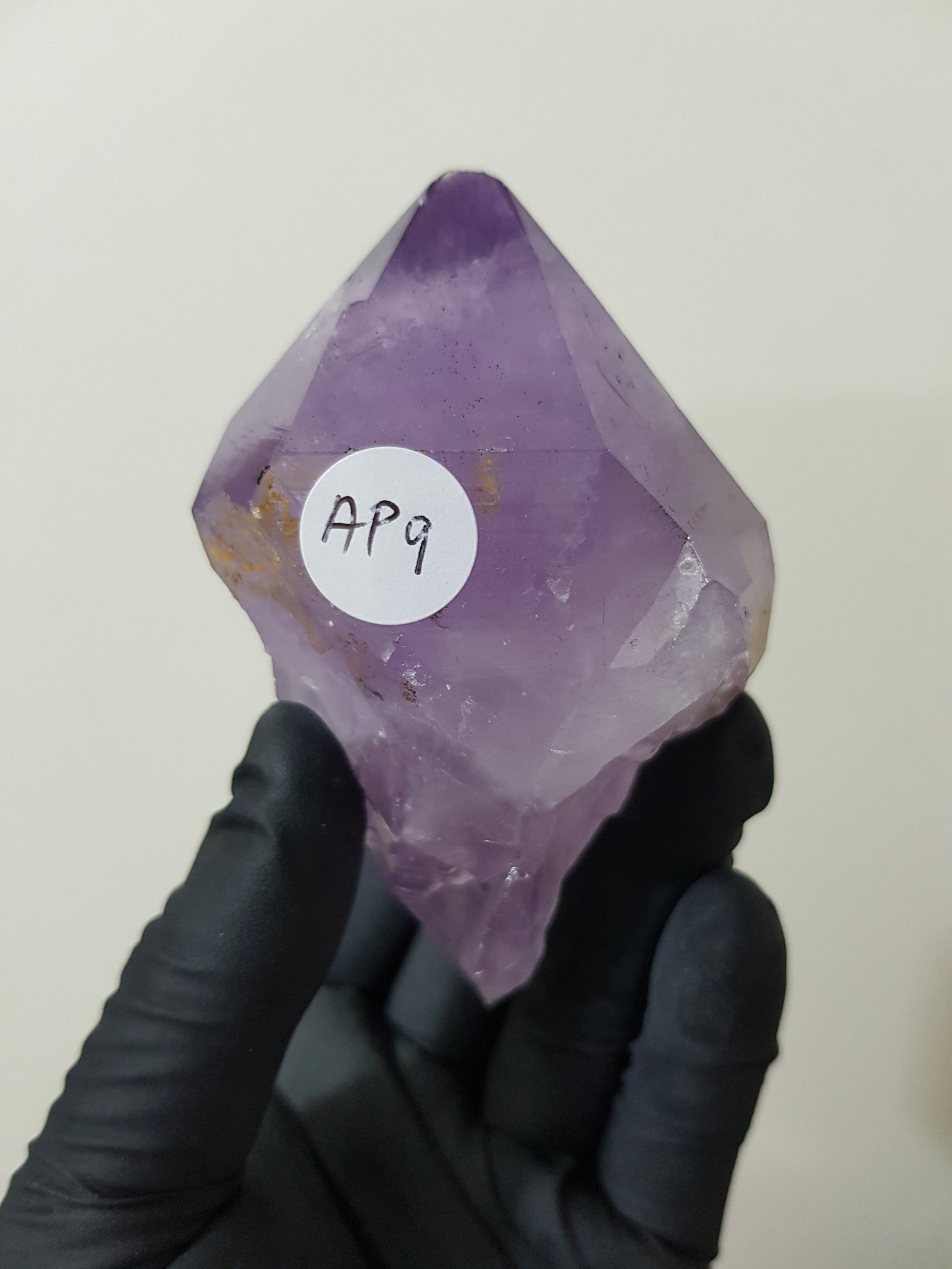 Natural Brazilian Purple Amethyst Crystal Point 9cm