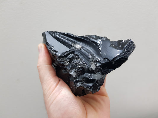 Natural Black Obsidian Crystal - BO10