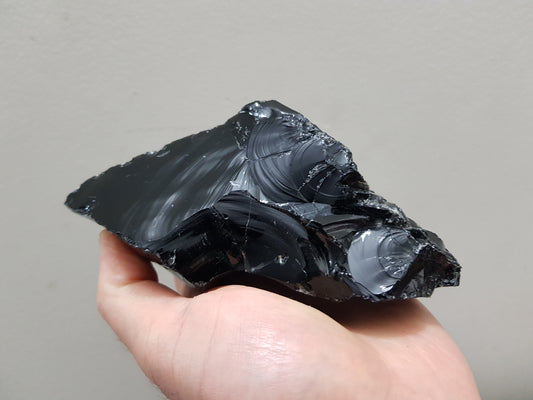 Natural Black Obsidian Crystal - BO10