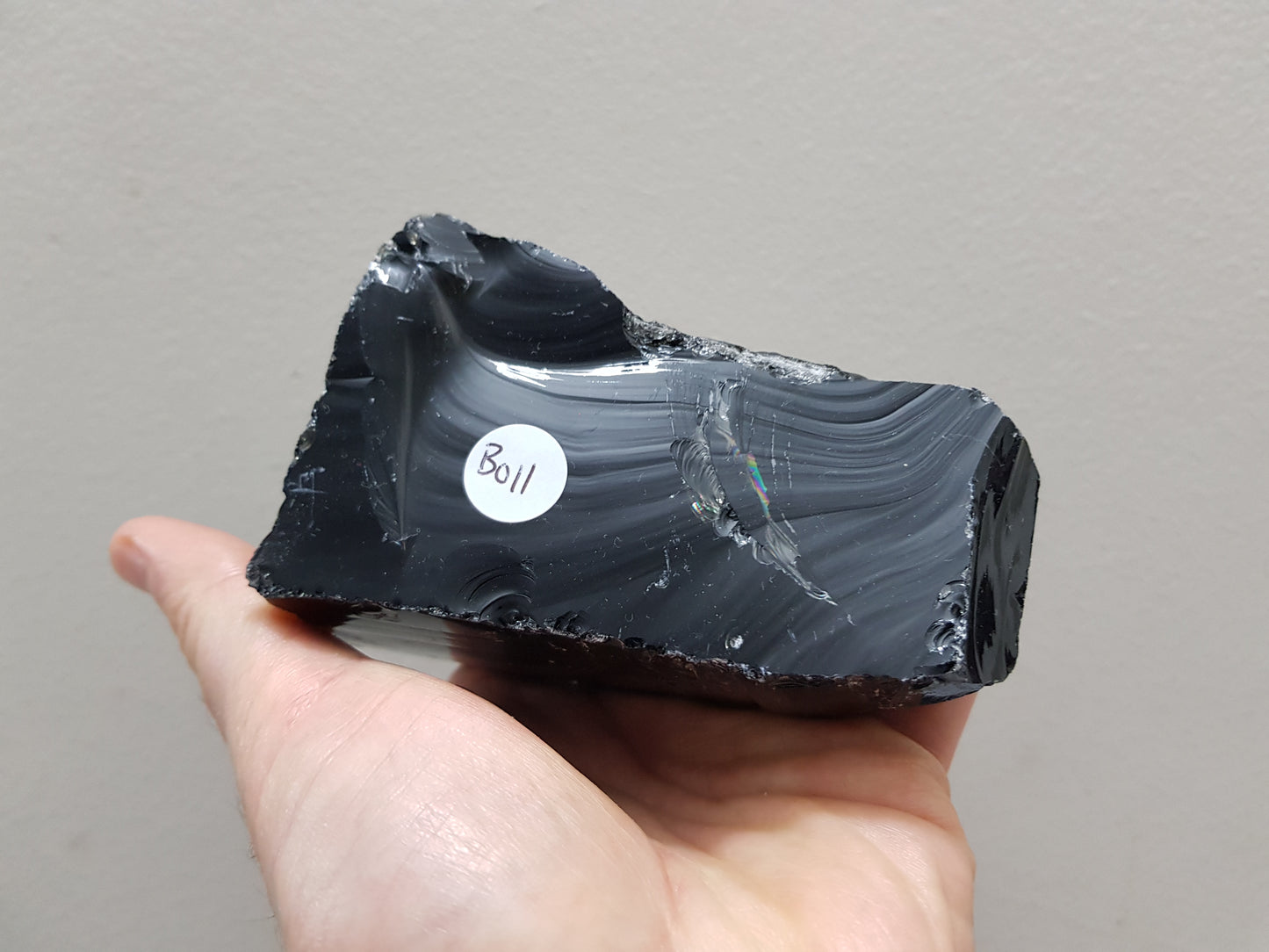 Natural Black Obsidian Crystal - BO11