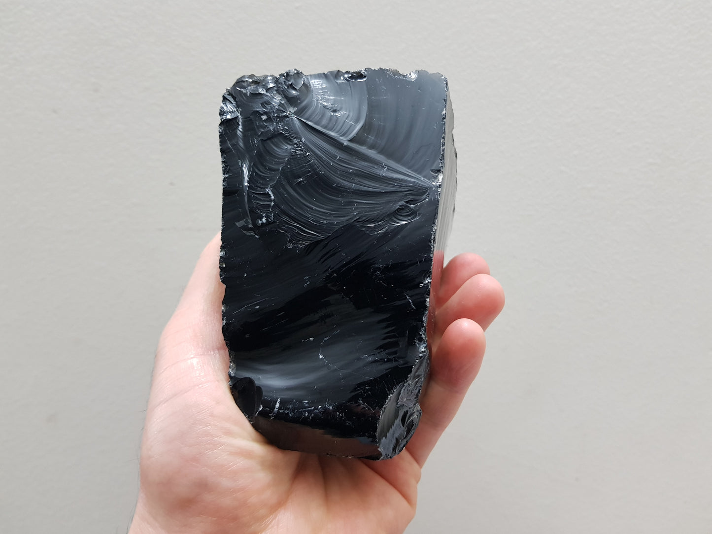 Natural Black Obsidian Crystal - BO11