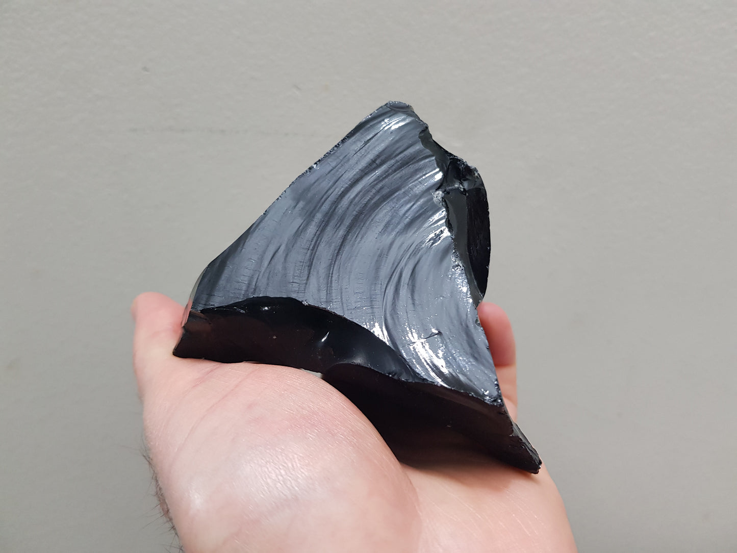 Natural Black Obsidian Crystal - BO13