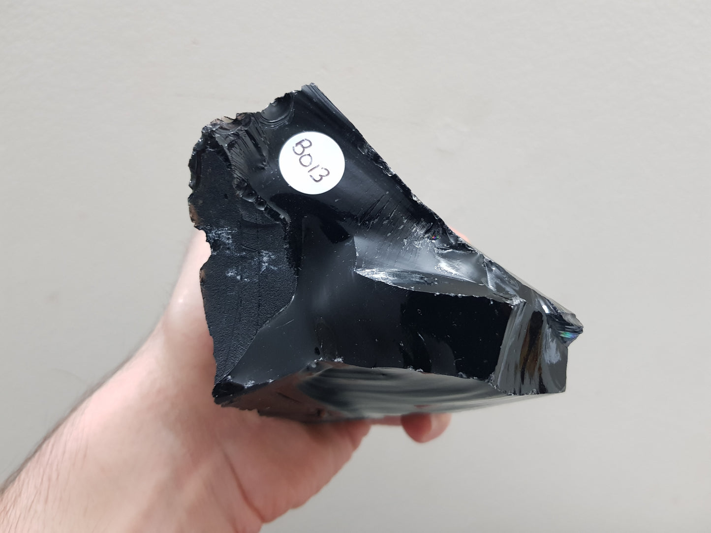 Natural Black Obsidian Crystal - BO13