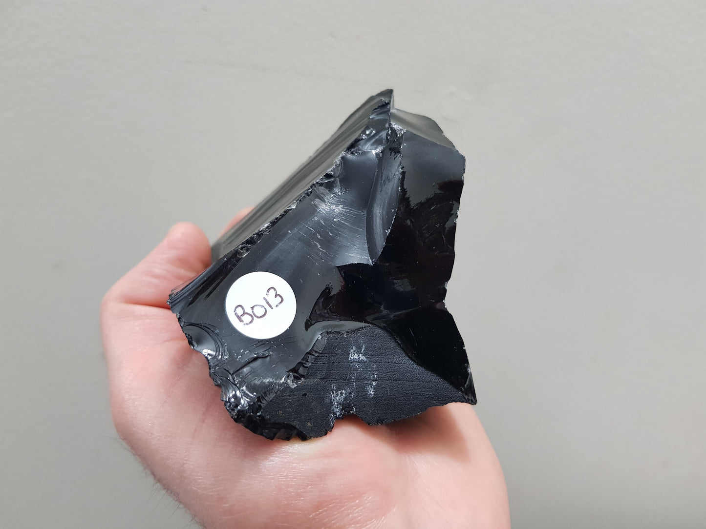 Natural Black Obsidian Crystal - BO13