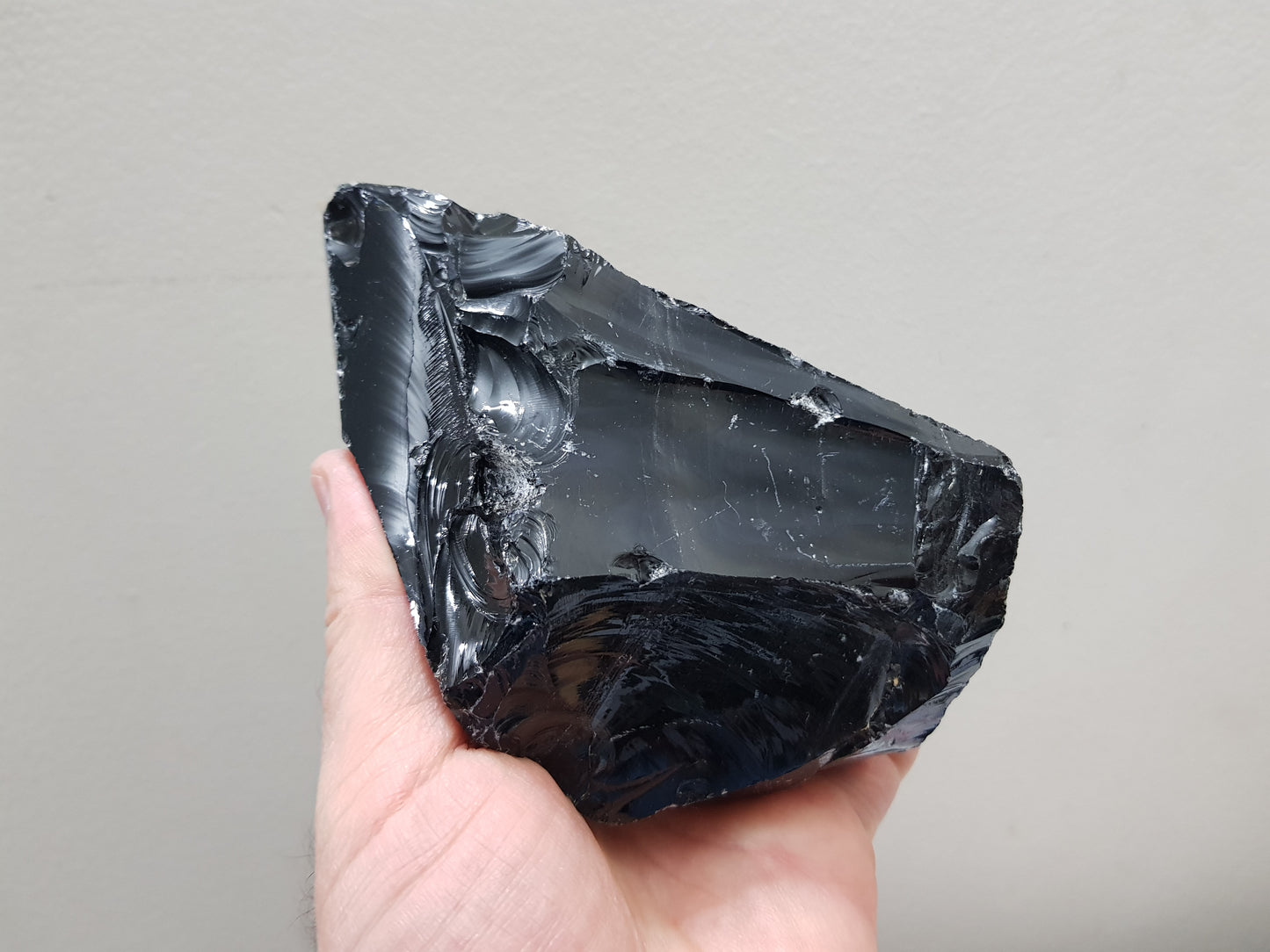 Natural Black Obsidian Crystal - BO18